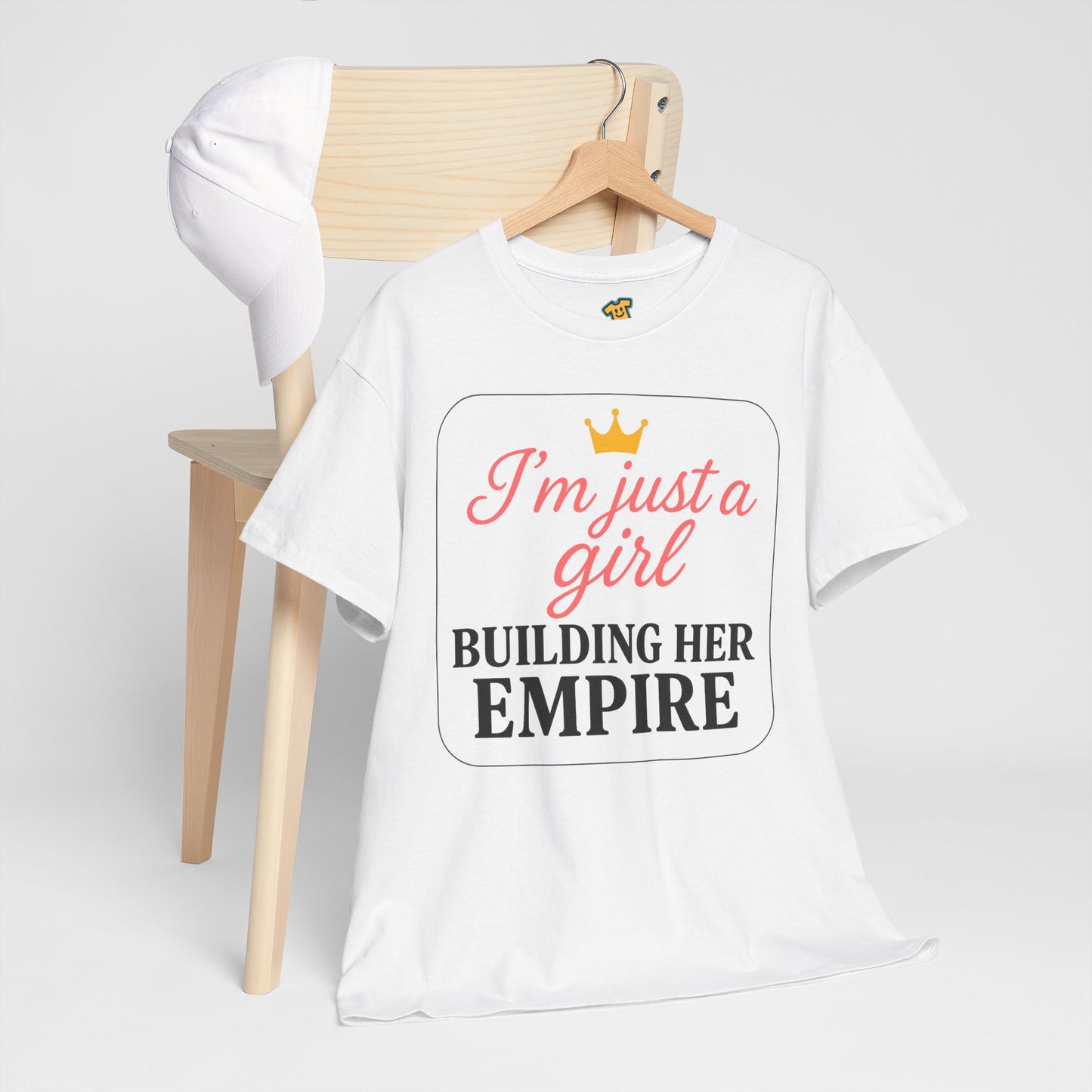 Girl Boss Tee Just a Girl Building Her Empire Heavy Cotton
