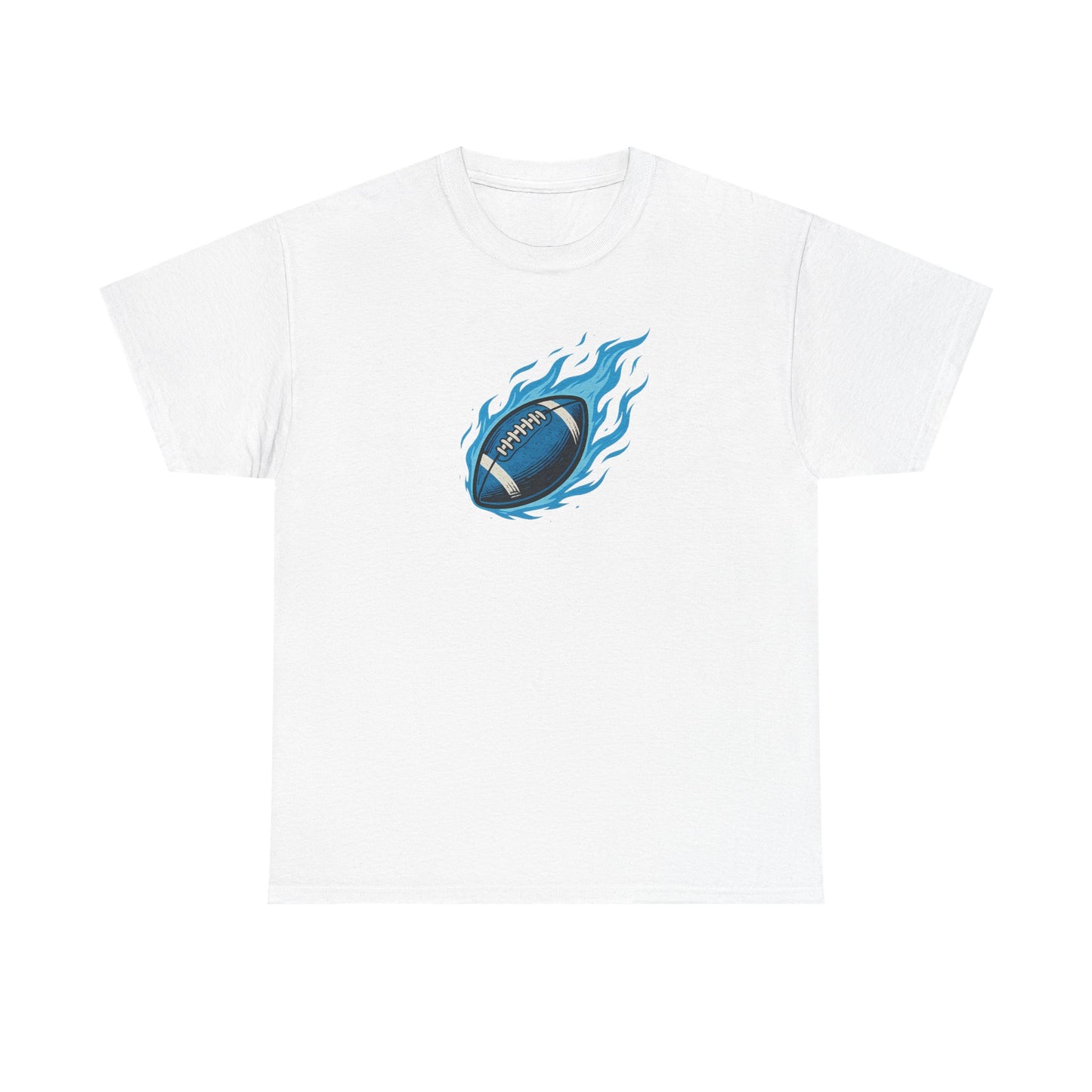 Blazing Blue Football Tee