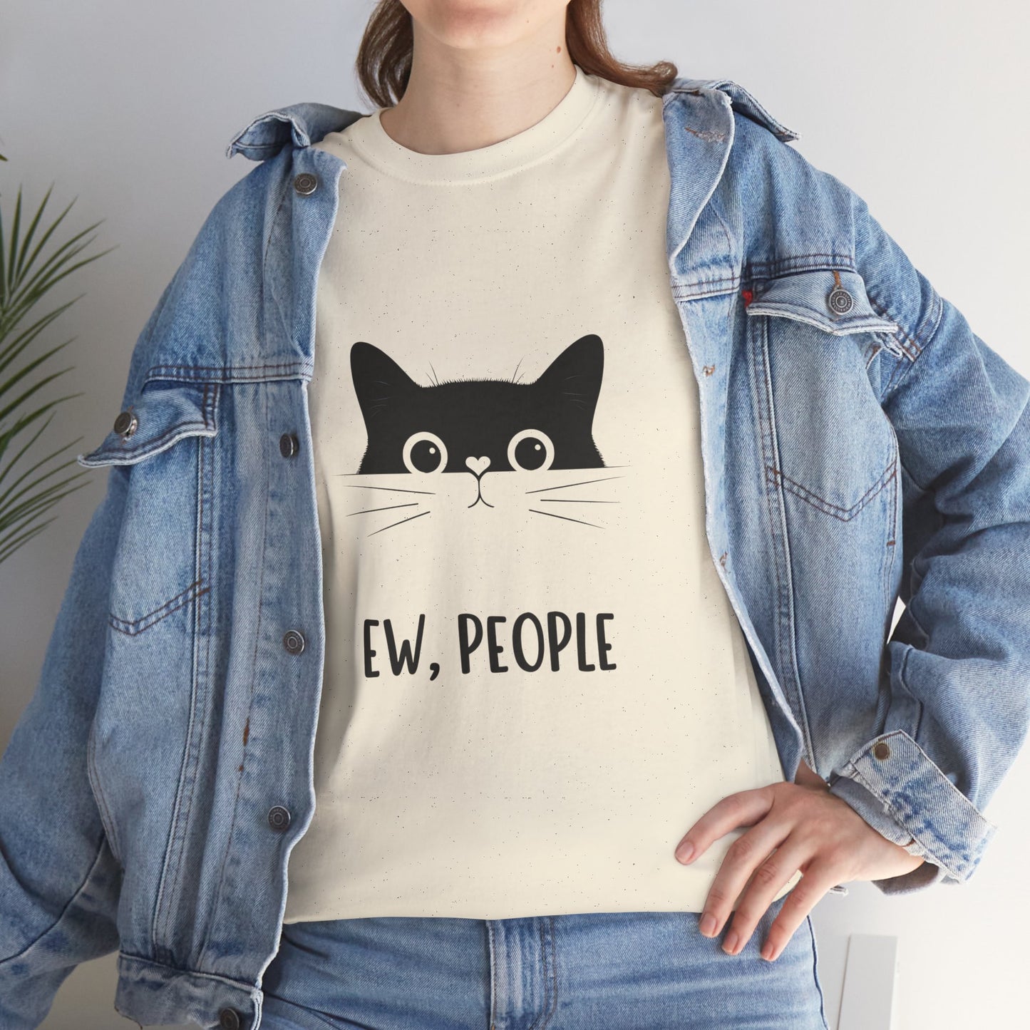 Ew People, Funny Cat Tee