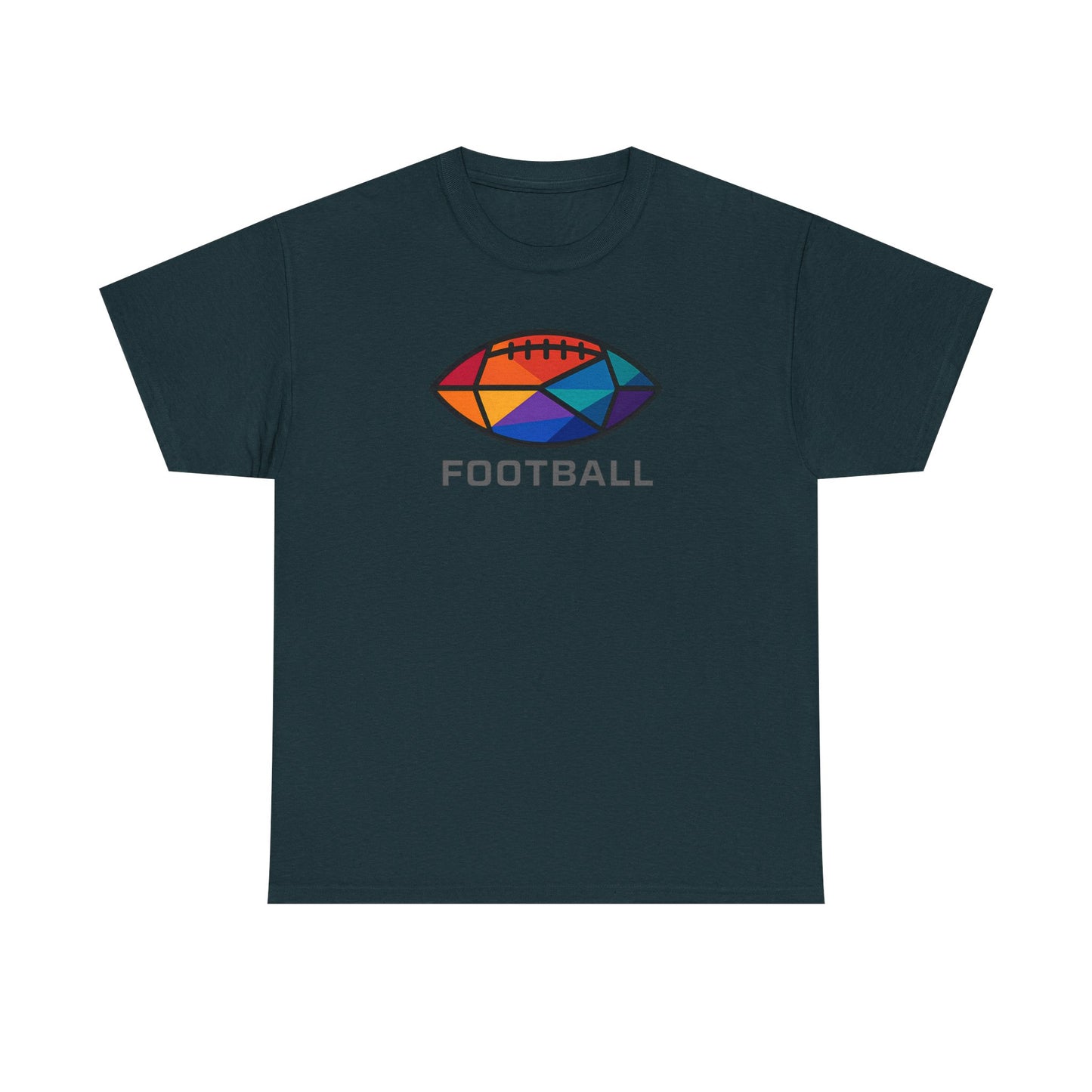Vibrant Geometric Football T-Shirt