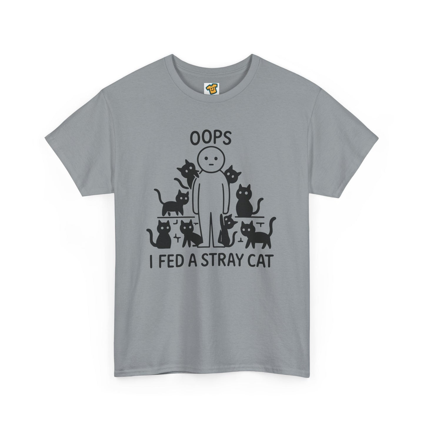 Funny Stray Cats Oops Unisex Tee