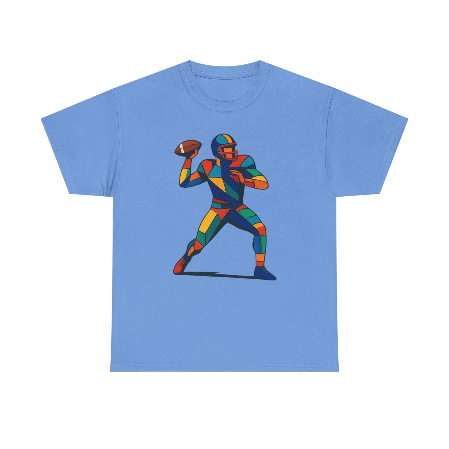 Vibrant Geometric Quarterback T-Shirt