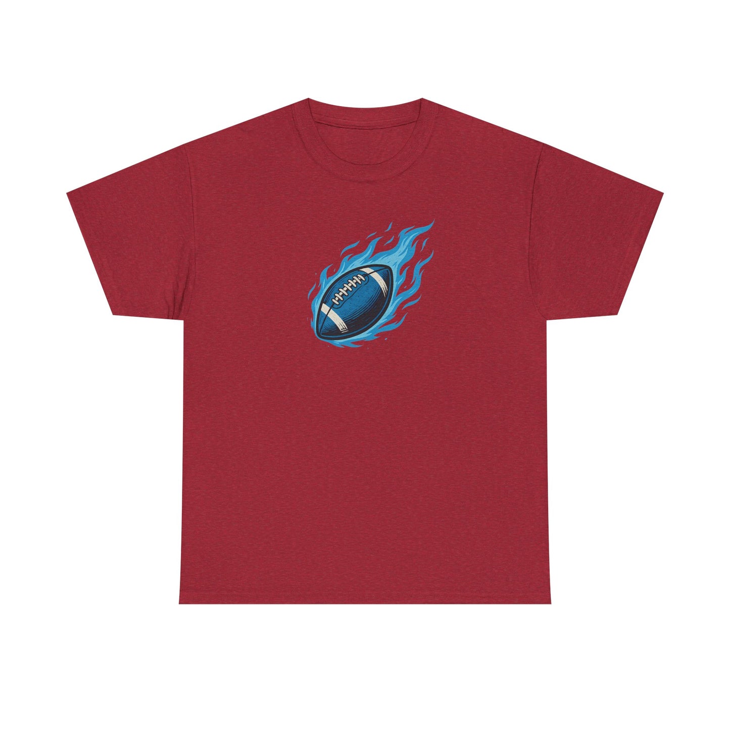 Blazing Blue Football Tee