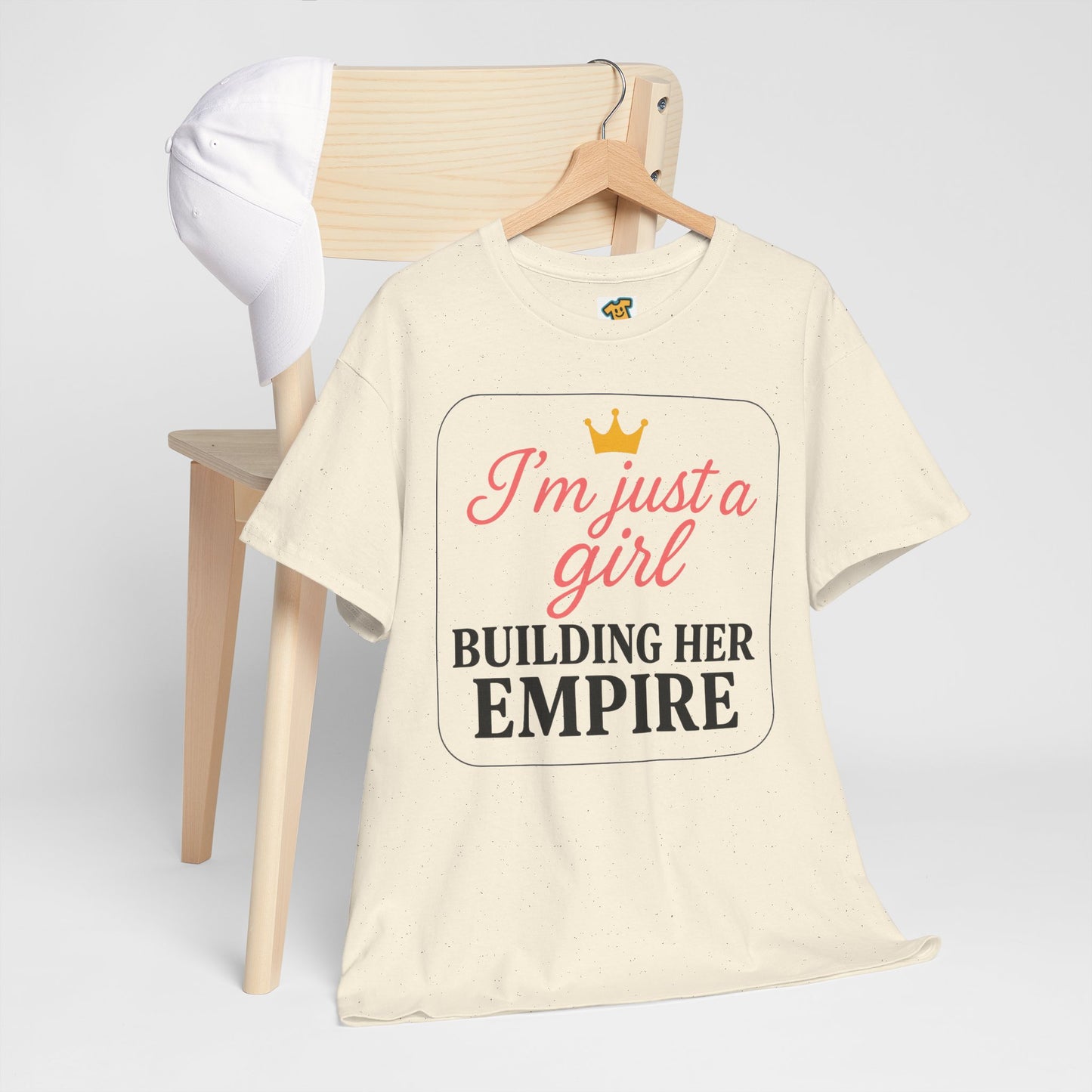 Girl Boss Tee Just a Girl Building Her Empire Heavy Cotton