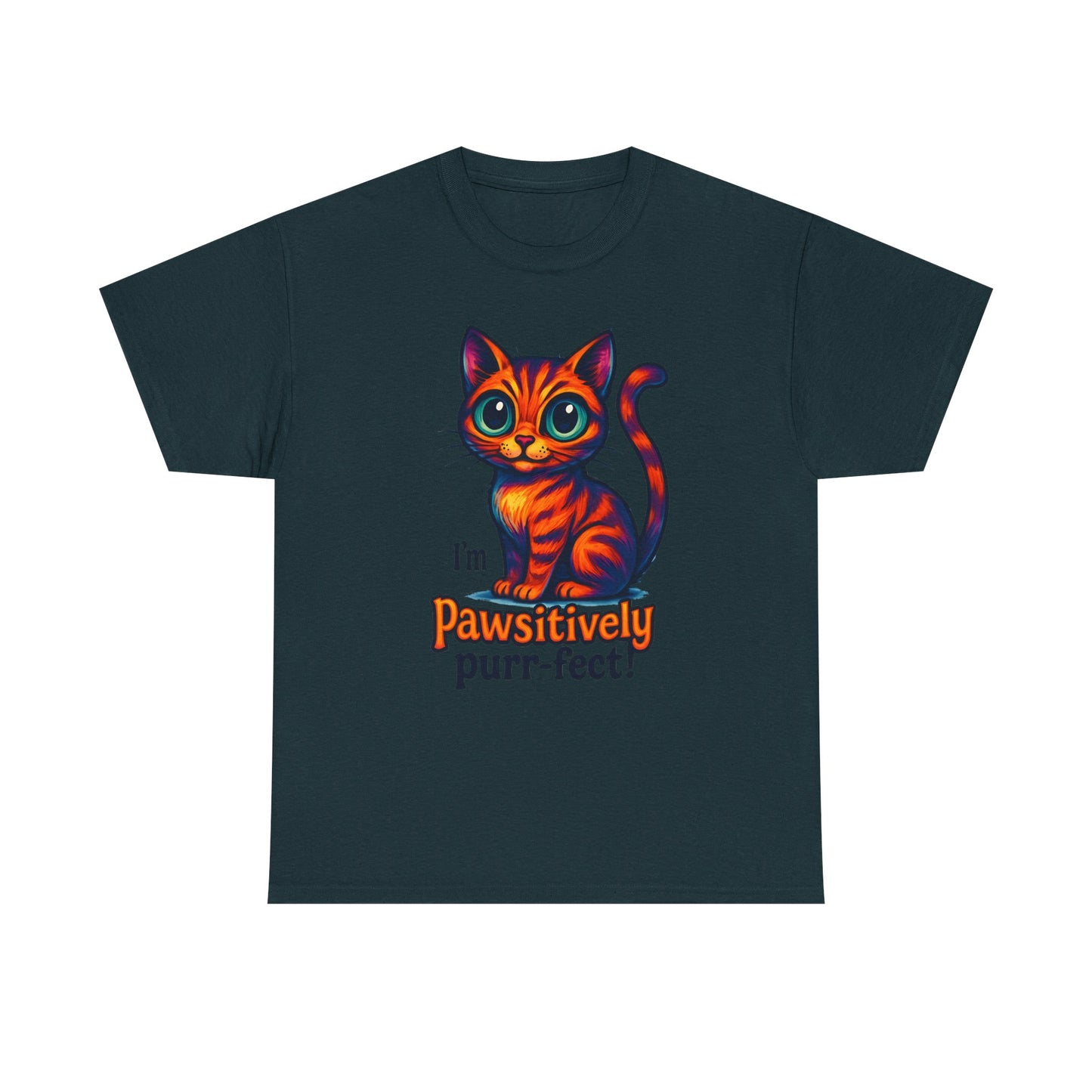 Pawsitively Purr-fect Cat T-Shirt
