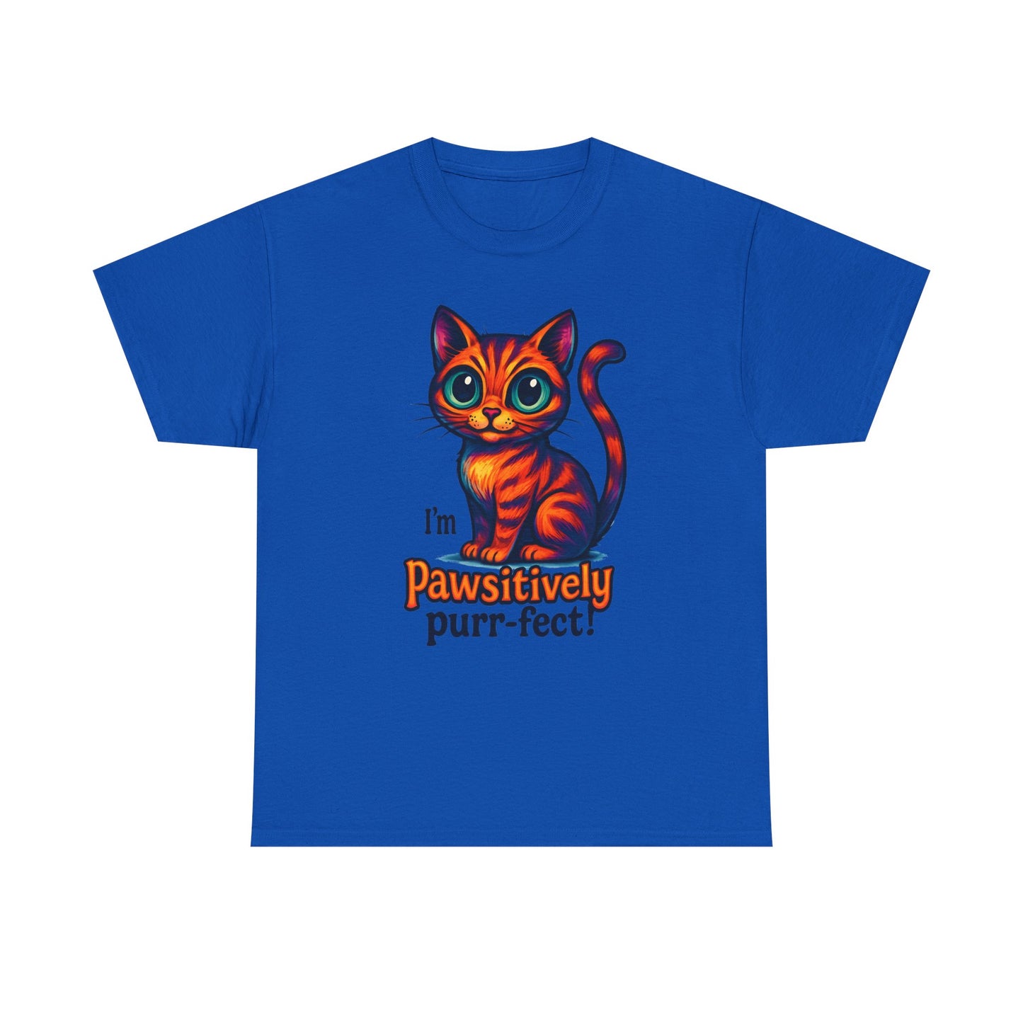 Pawsitively Purr-fect Cat T-Shirt