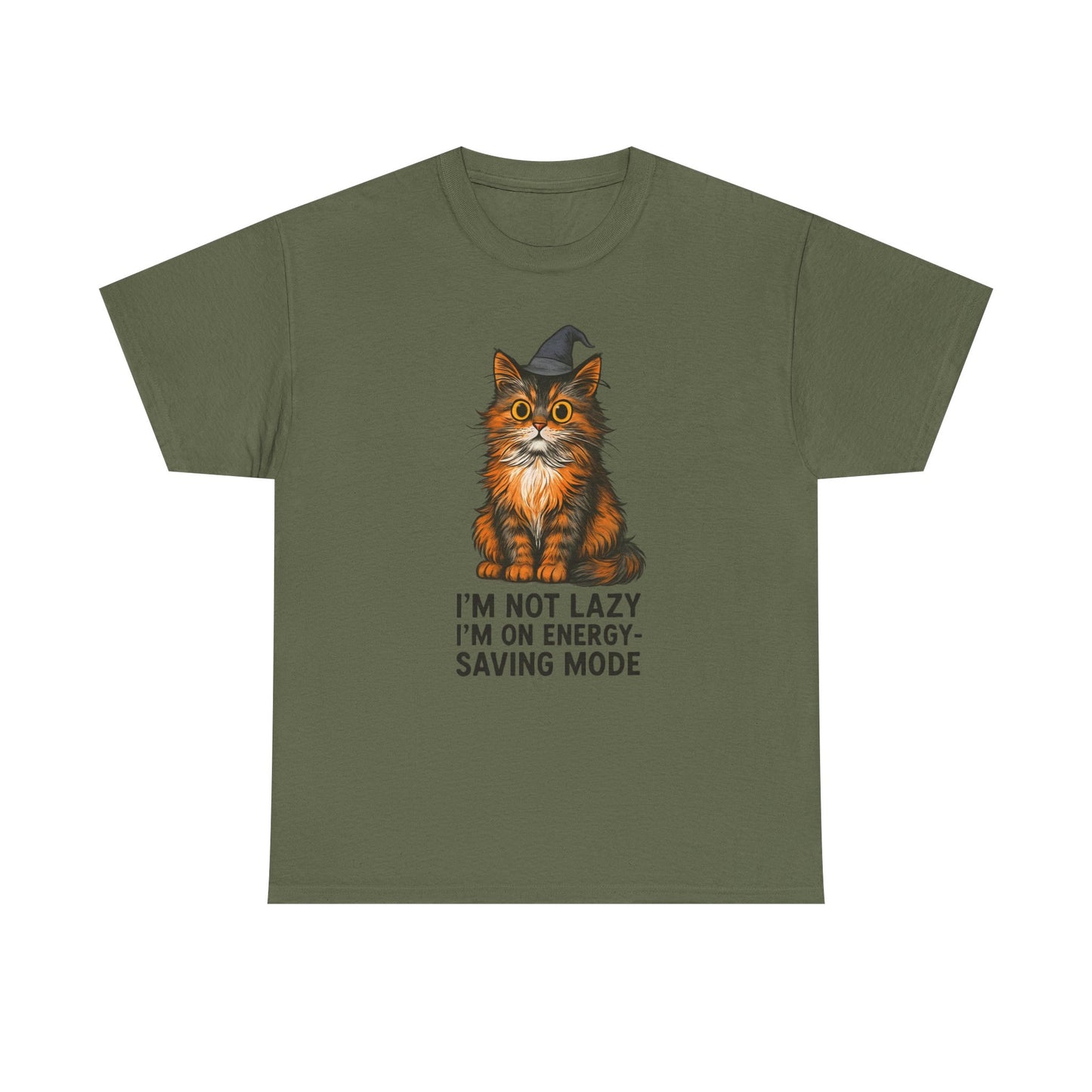 Chill Cat Energy-Saving Mode T-Shirt