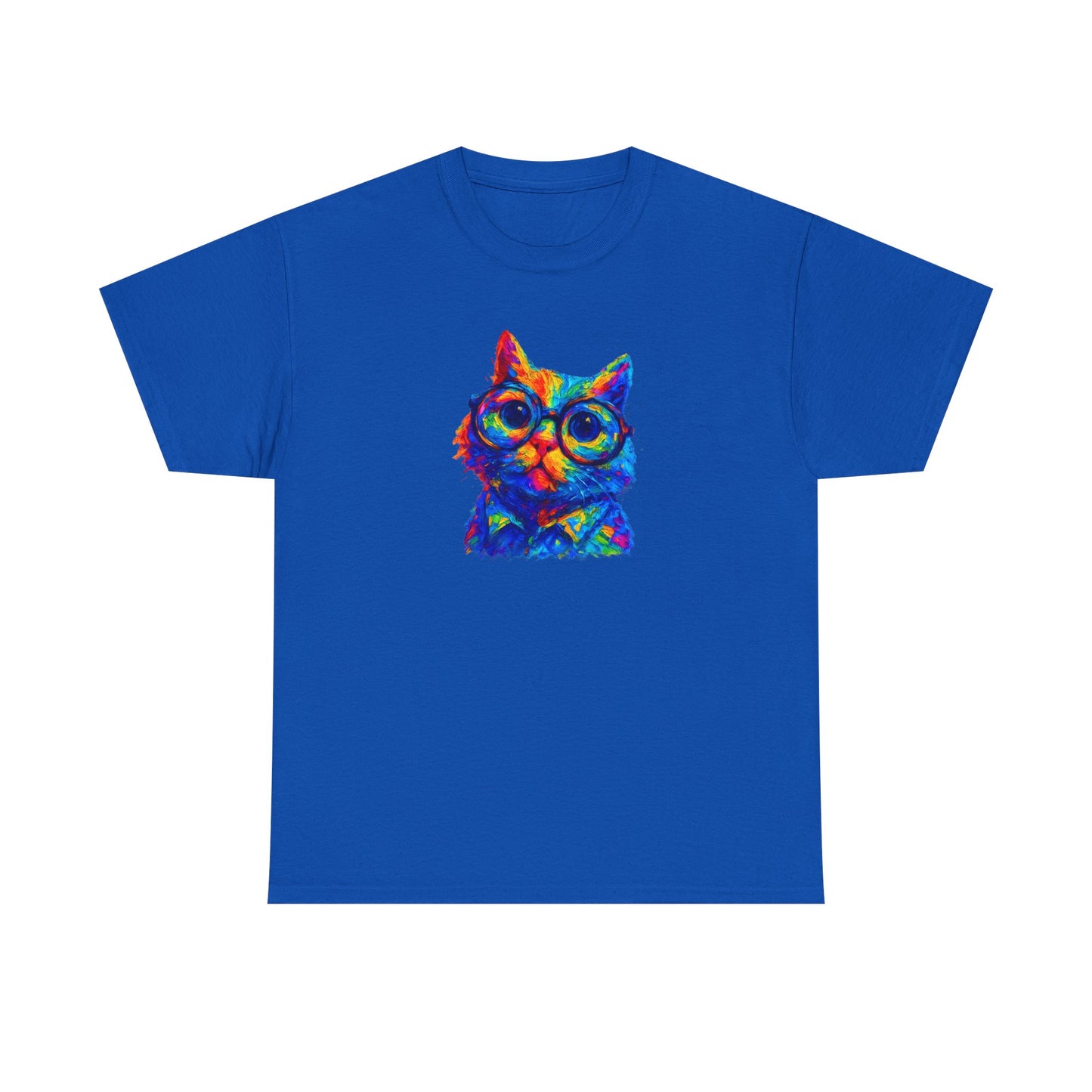Vibrant Retro Cat T-Shirt