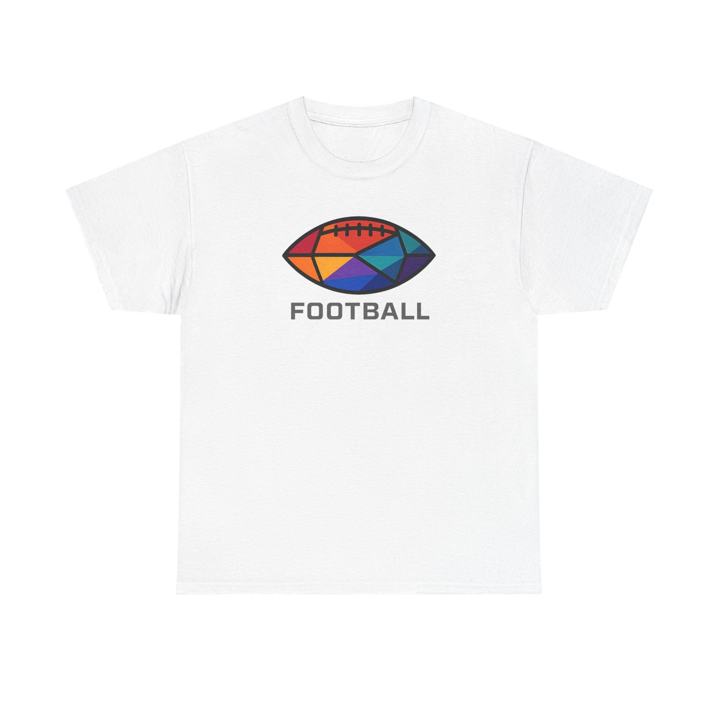 Vibrant Geometric Football T-Shirt