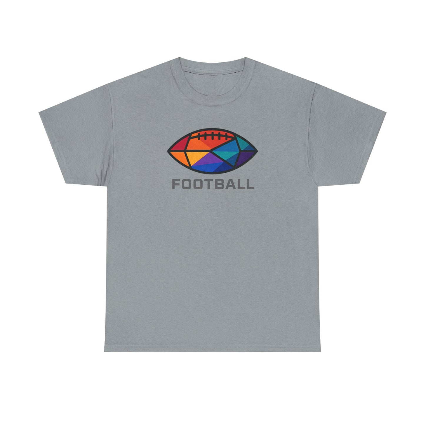 Vibrant Geometric Football T-Shirt