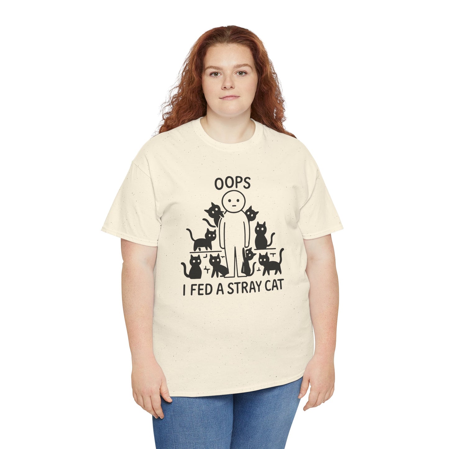 Funny Stray Cats Oops Unisex Tee