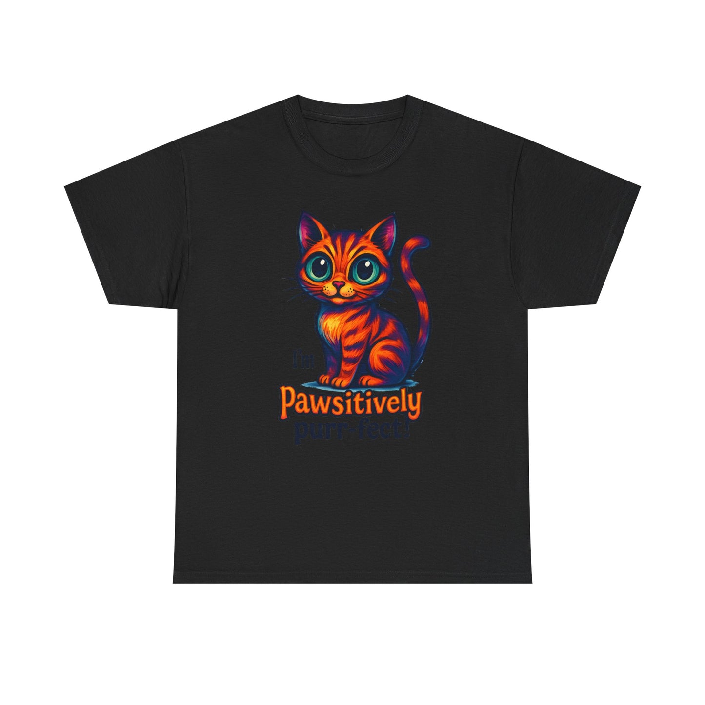 Pawsitively Purr-fect Cat T-Shirt