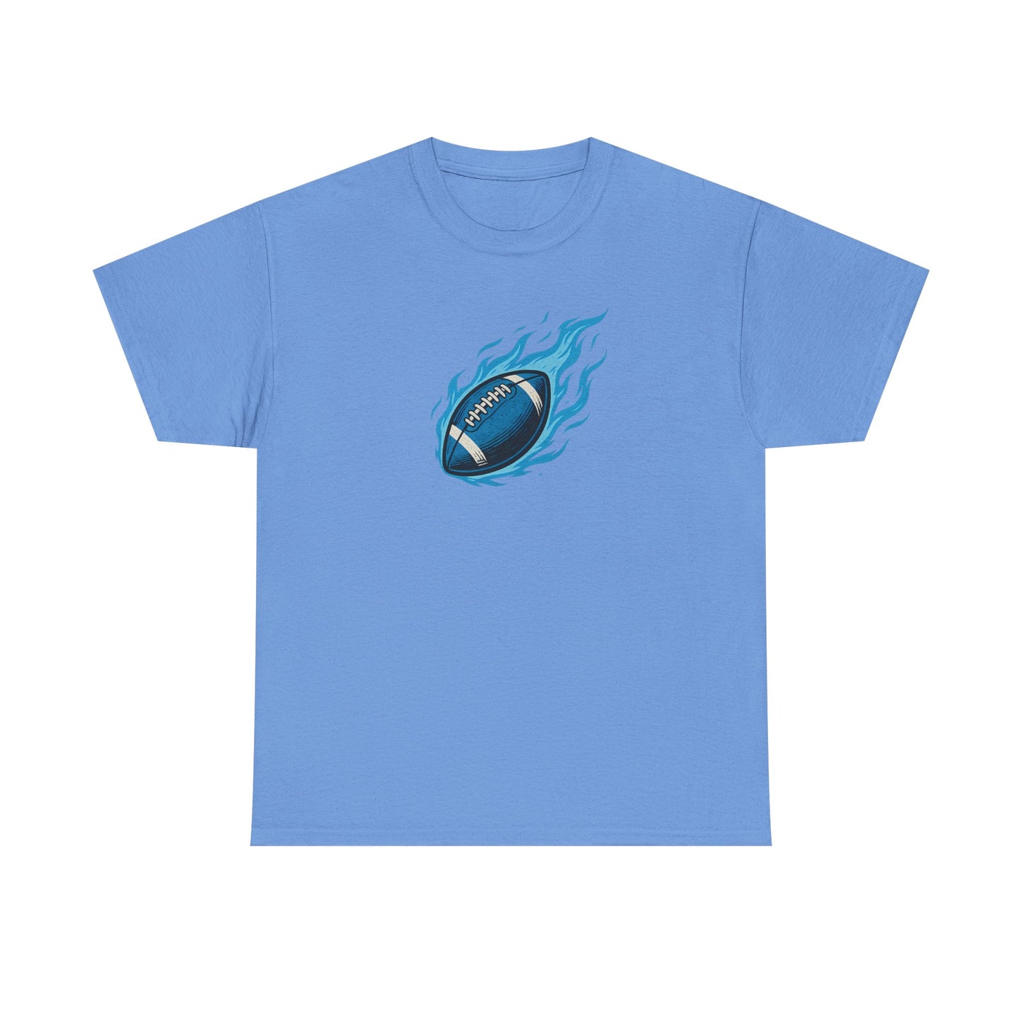 Blazing Blue Football Tee