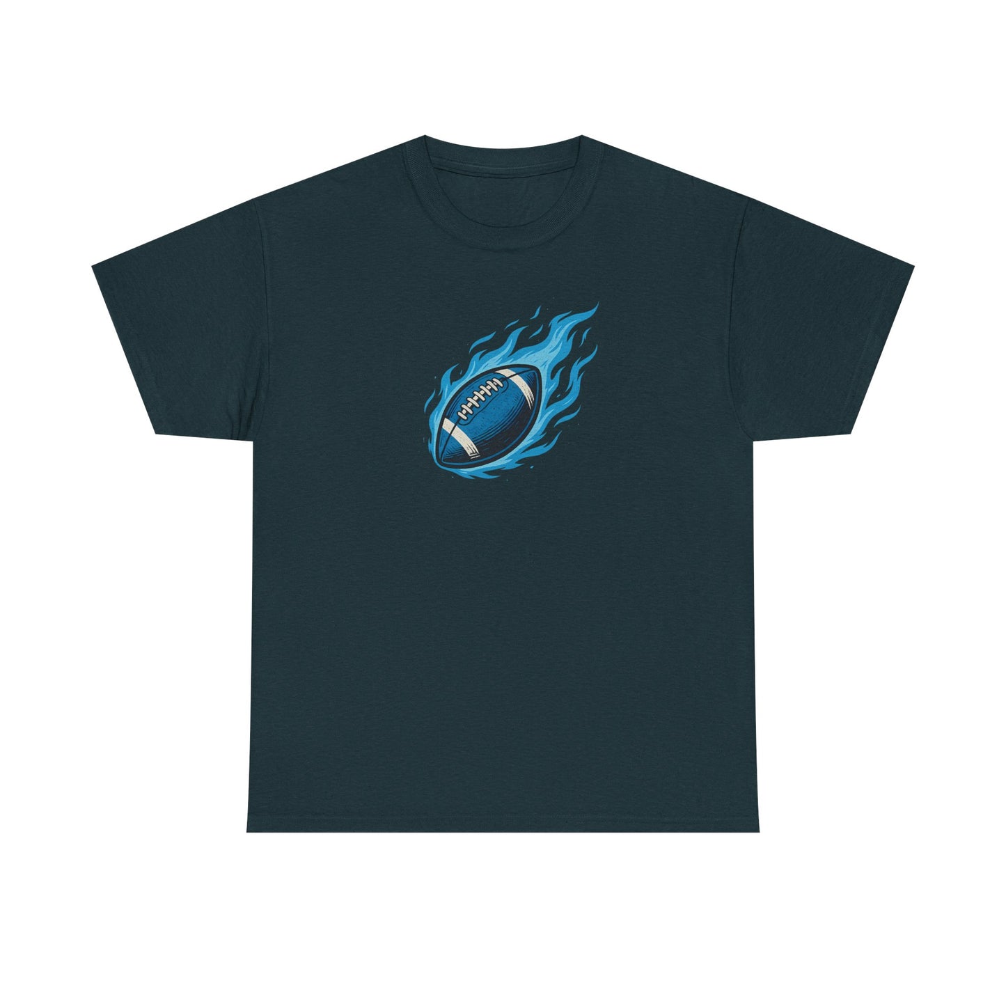 Blazing Blue Football Tee