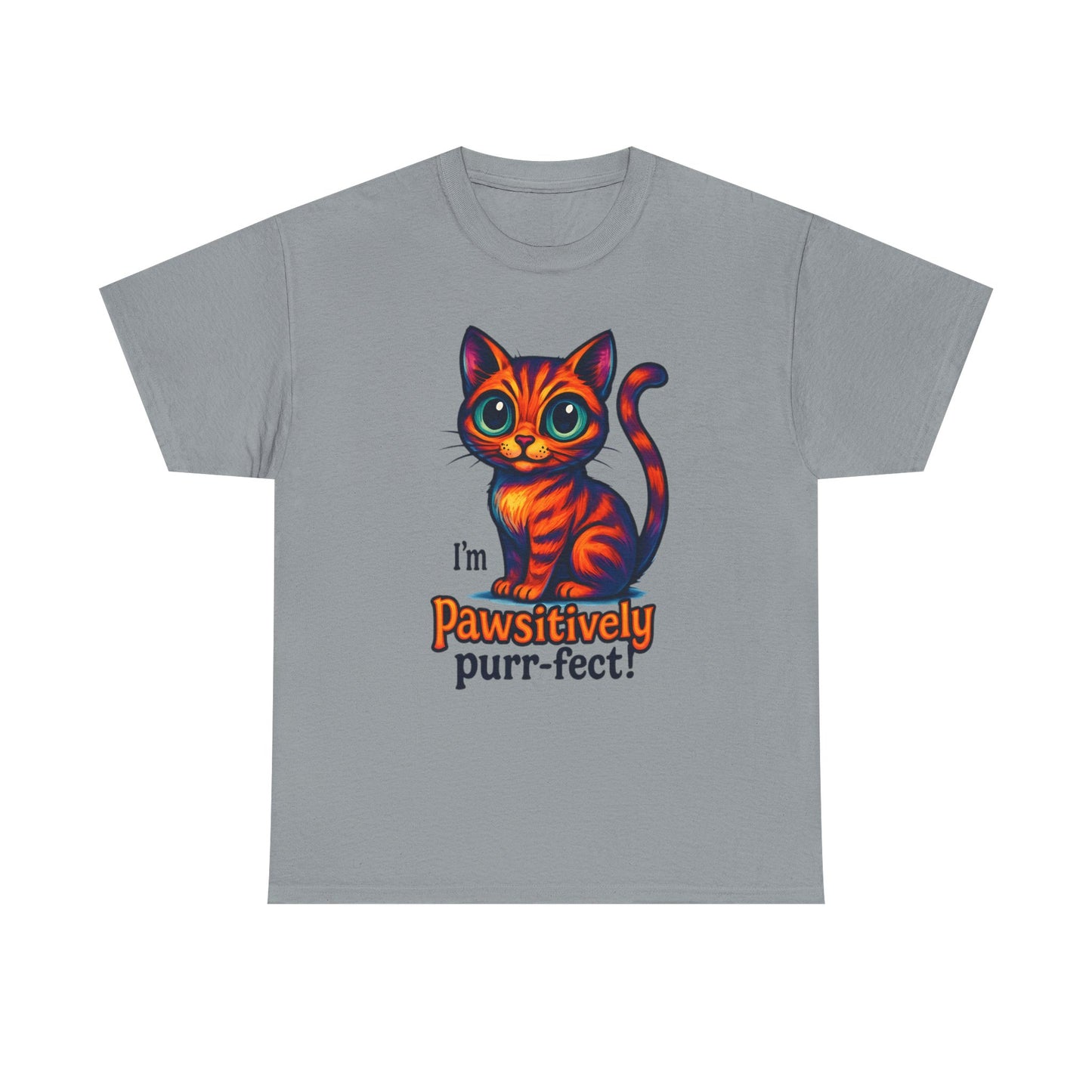 Pawsitively Purr-fect Cat T-Shirt