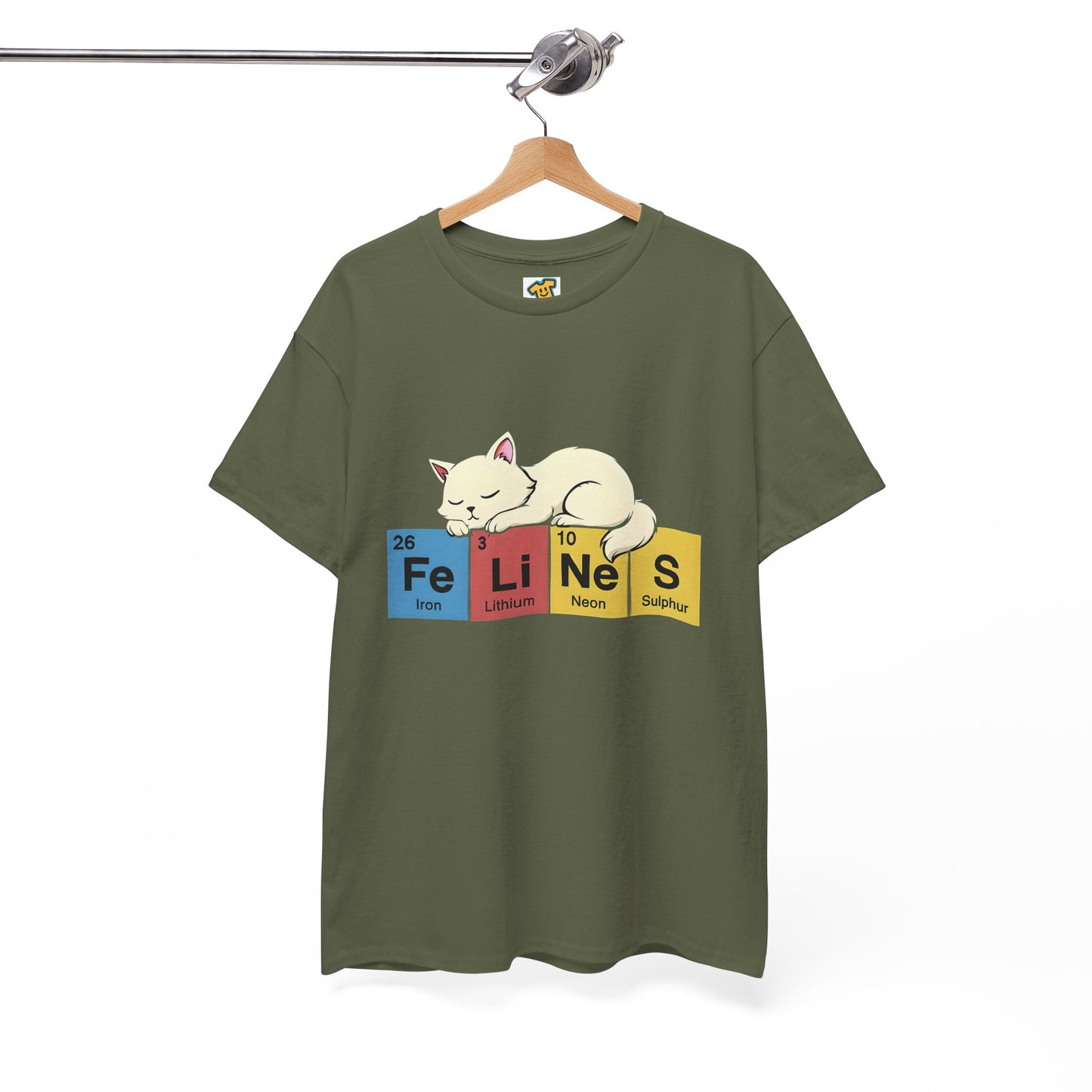 Cat Science Unisex Tee - Cute Feline Periodic Table T-Shirt for Cat Lovers