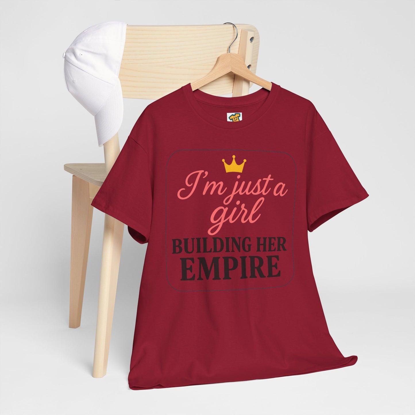 Girl Boss Tee Just a Girl Building Her Empire Heavy Cotton