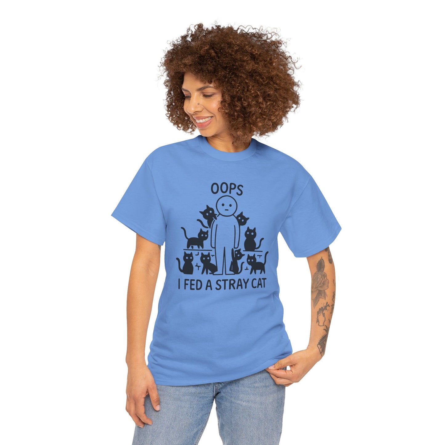 Funny Stray Cats Oops Unisex Tee