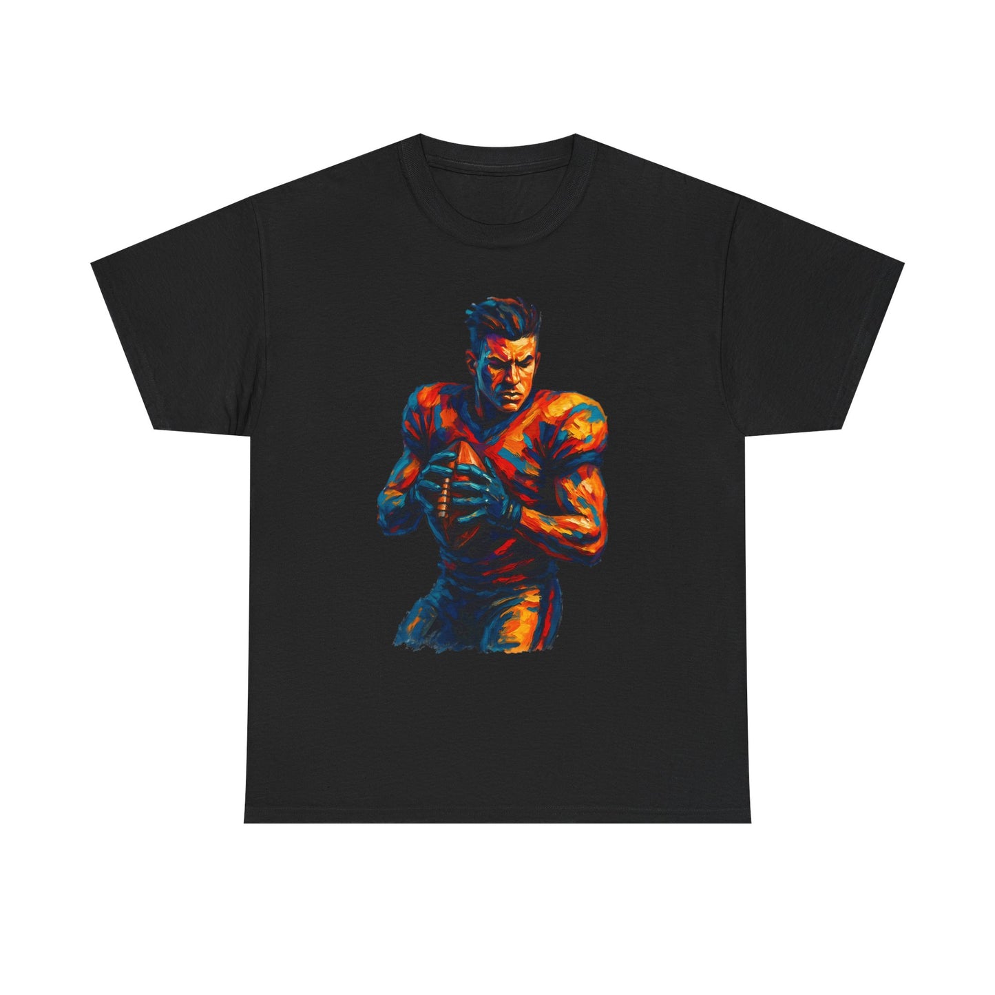 Vibrant Football Warrior T-Shirt