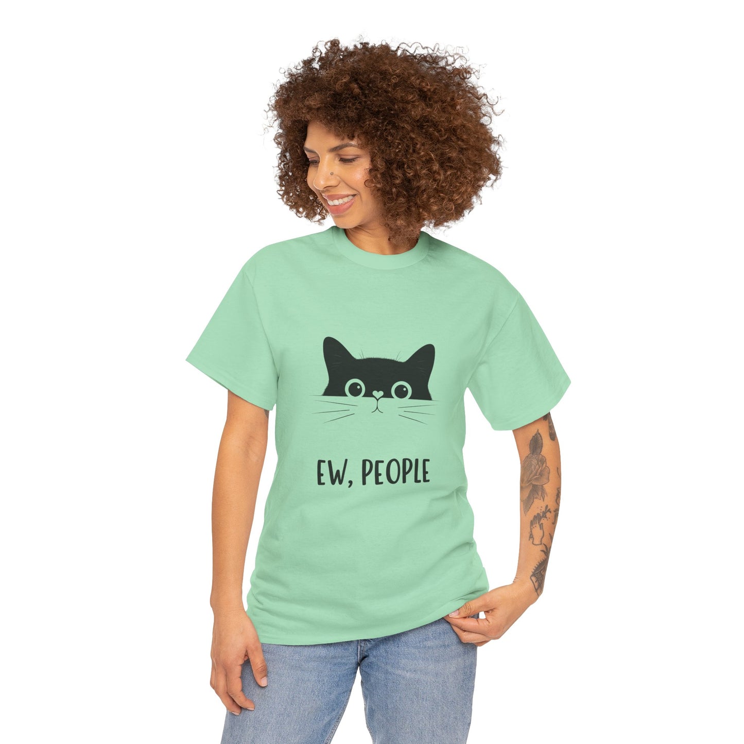Ew People, Funny Cat Tee