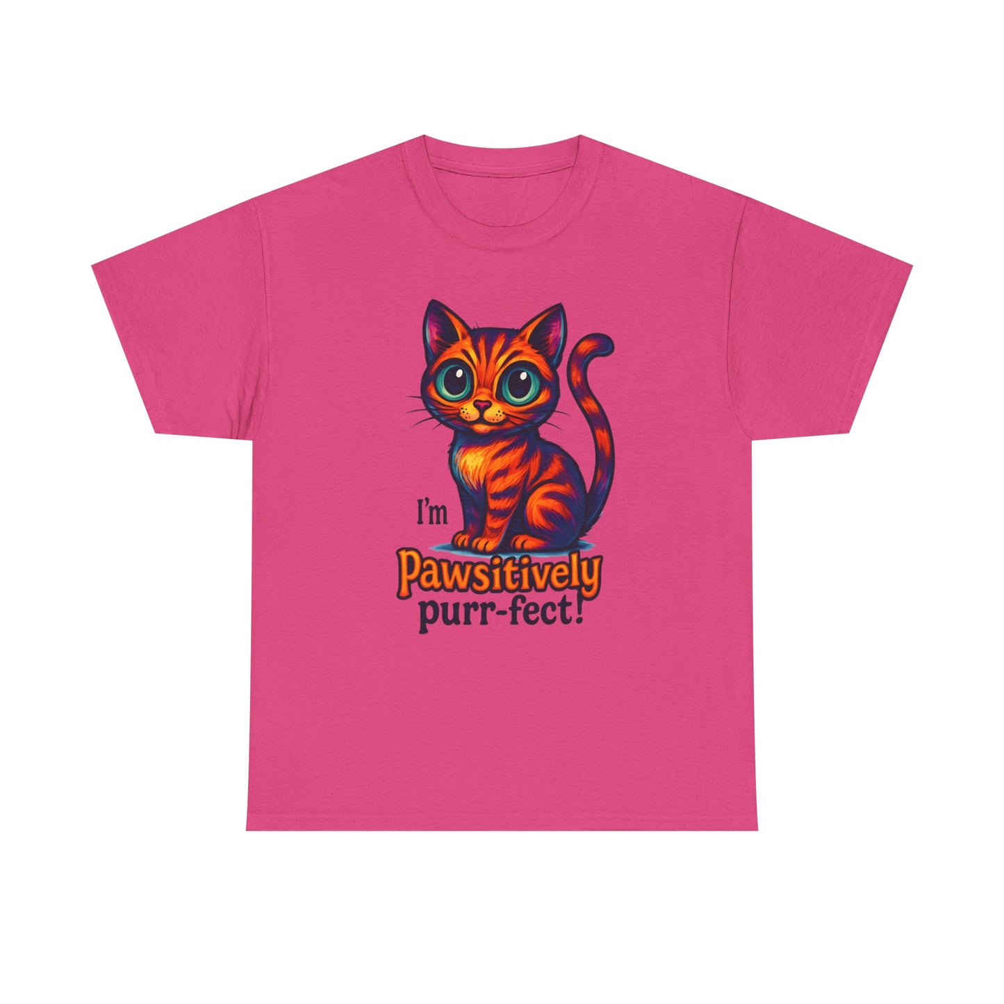 Pawsitively Purr-fect Cat T-Shirt