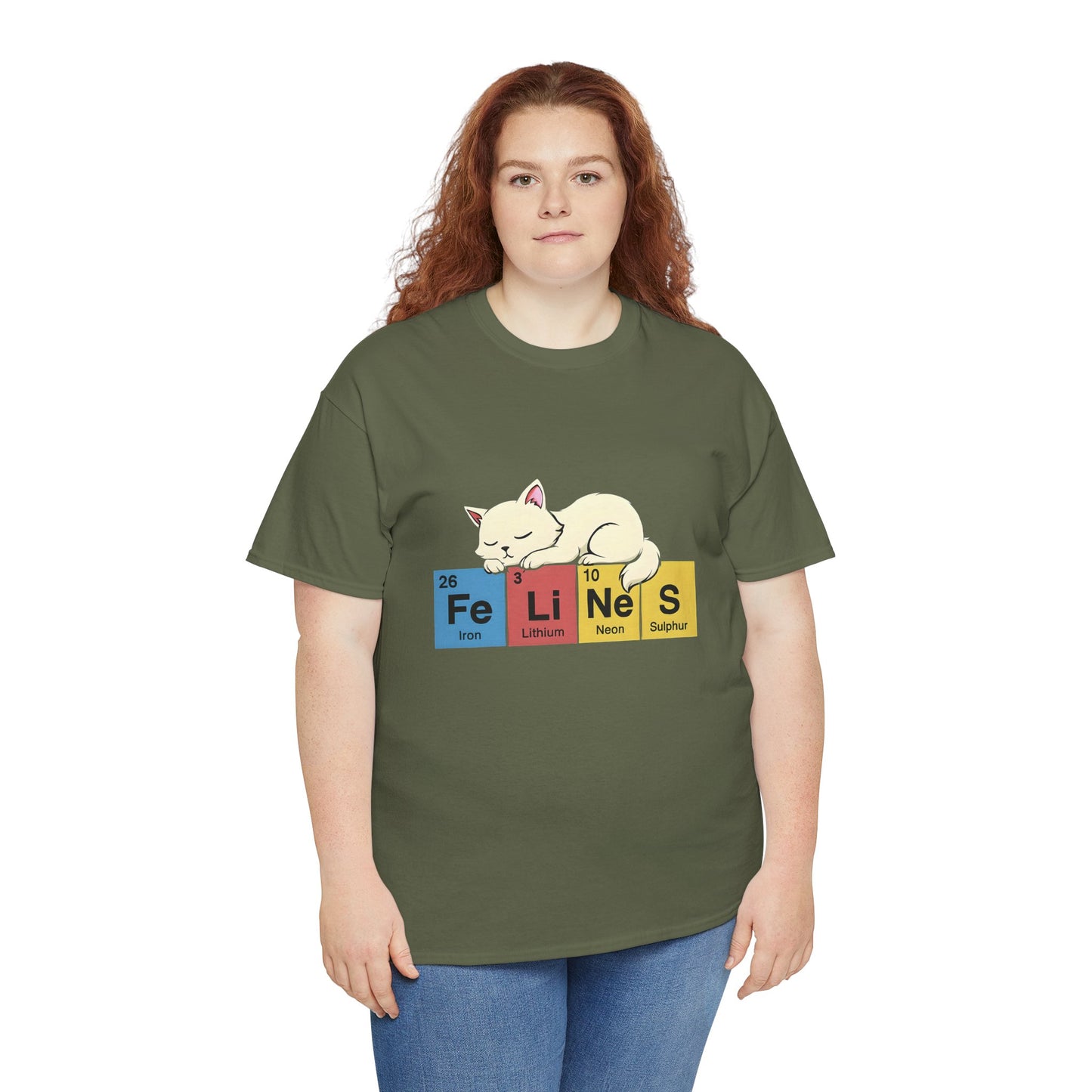 Cat Science Unisex Tee - Cute Feline Periodic Table T-Shirt for Cat Lovers