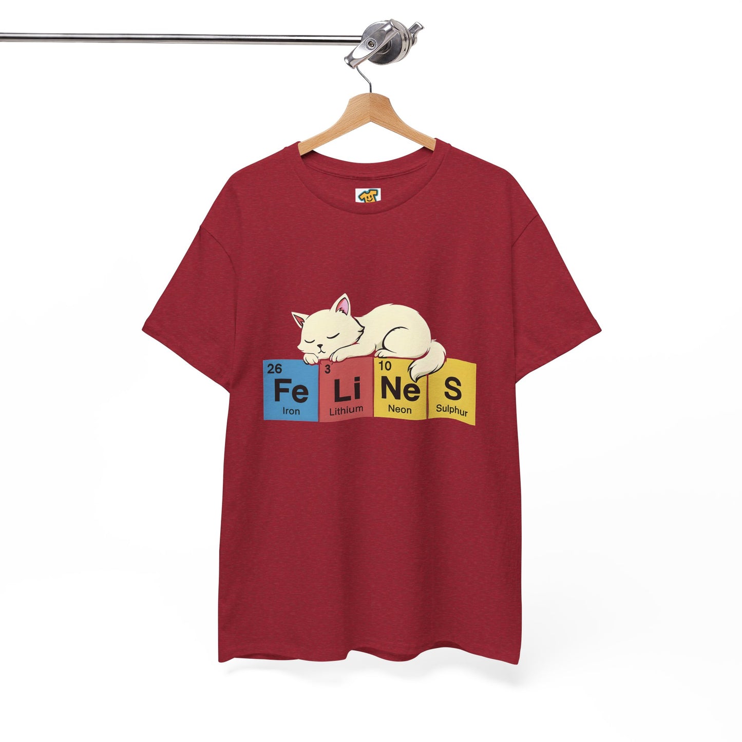 Cat Science Unisex Tee - Cute Feline Periodic Table T-Shirt for Cat Lovers