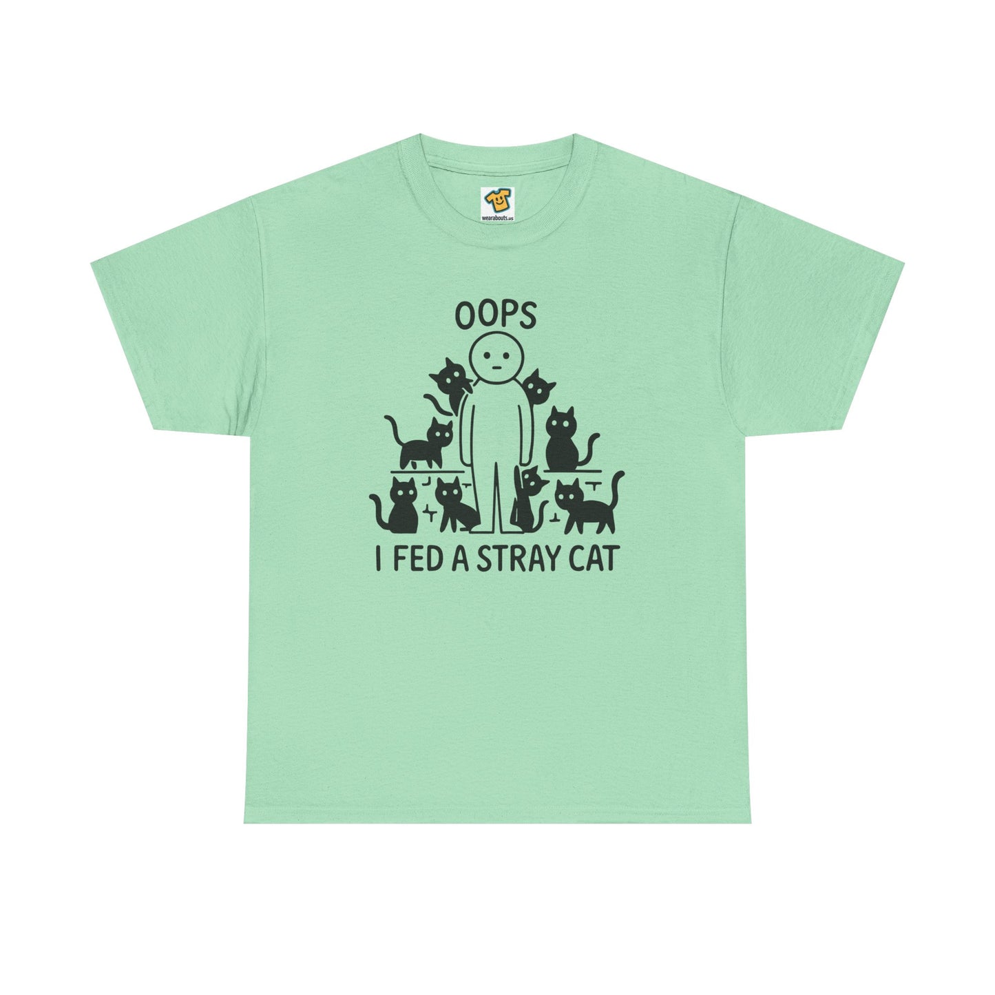 Funny Stray Cats Oops Unisex Tee