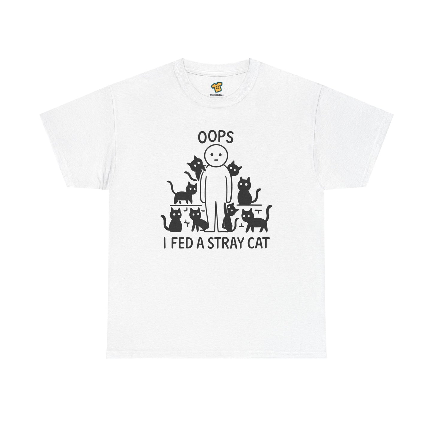 Funny Stray Cats Oops Unisex Tee