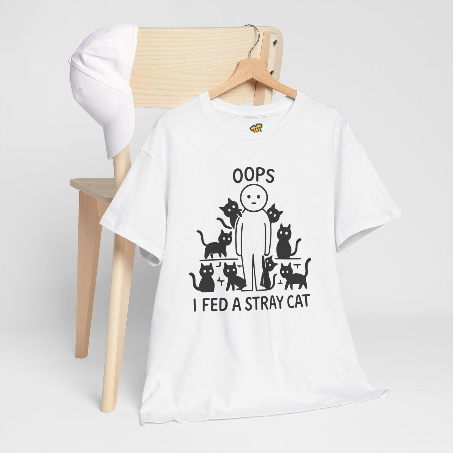 Funny Stray Cats Oops Unisex Tee