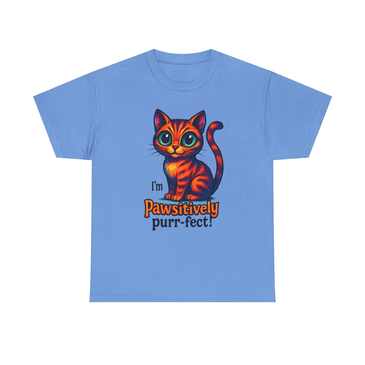 Pawsitively Purr-fect Cat T-Shirt