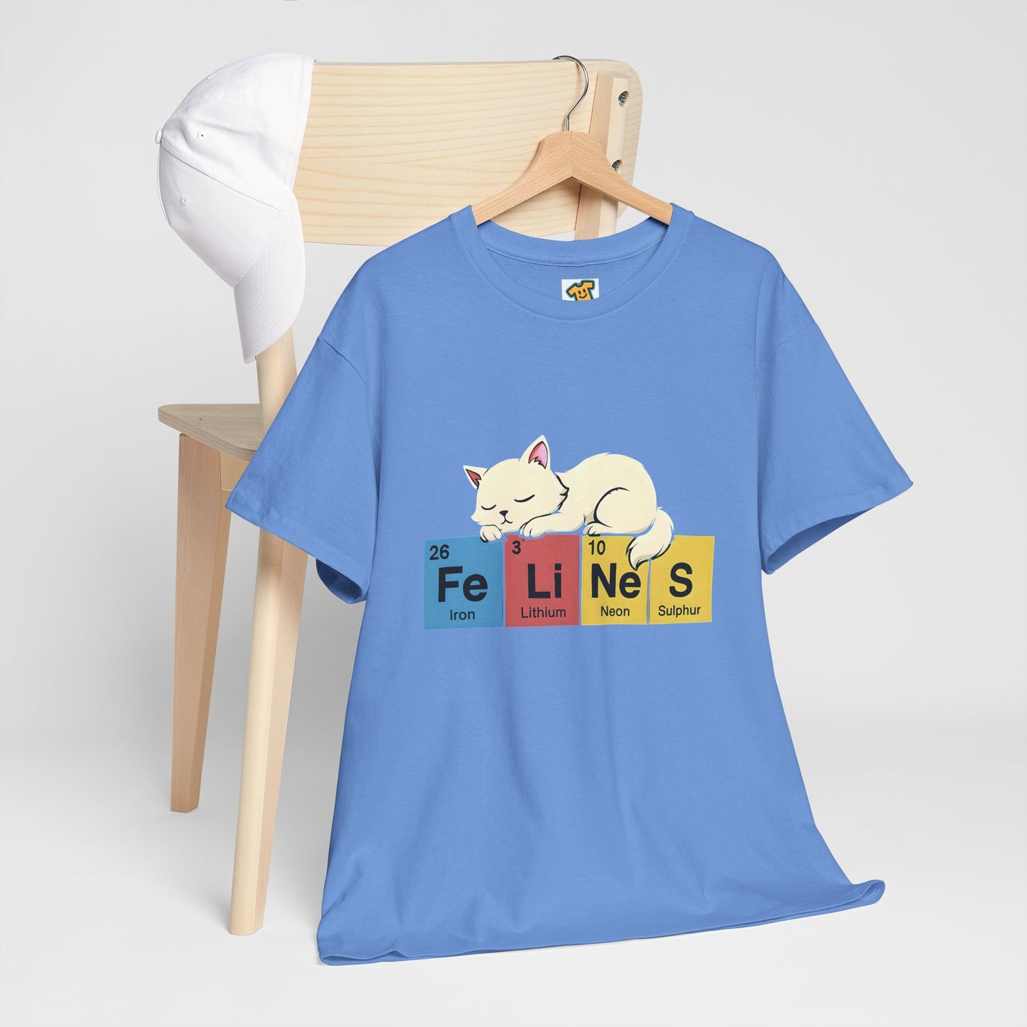 Cat Science Unisex Tee - Cute Feline Periodic Table T-Shirt for Cat Lovers