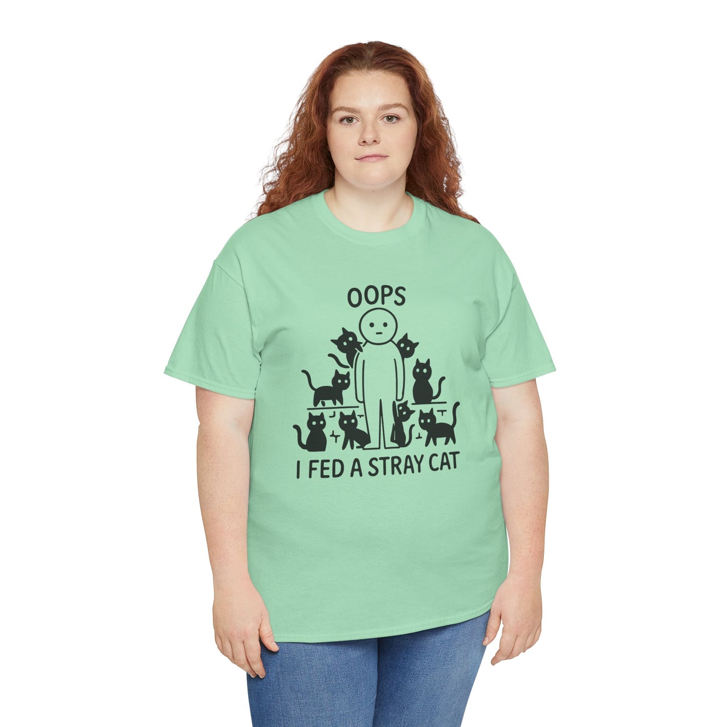 Funny Stray Cats Oops Unisex Tee