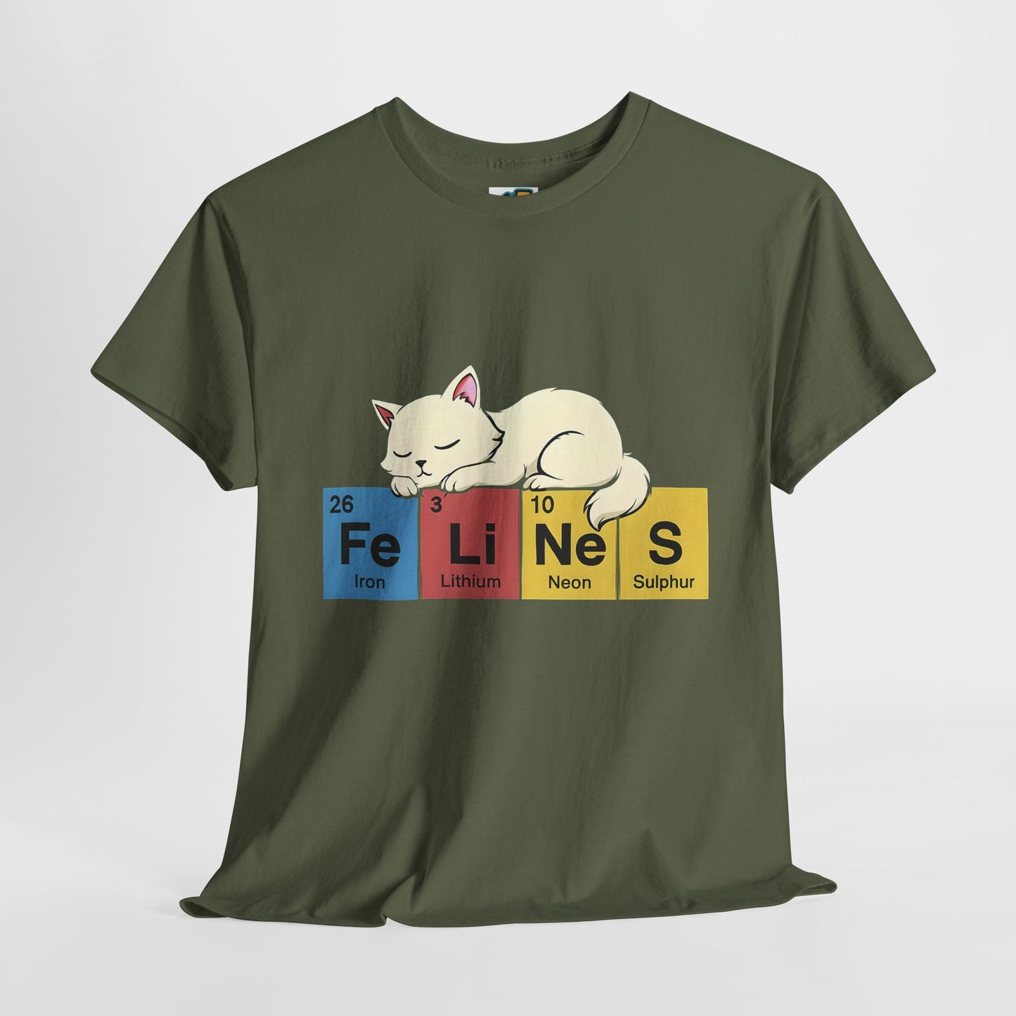 Cat Science Unisex Tee - Cute Feline Periodic Table T-Shirt for Cat Lovers
