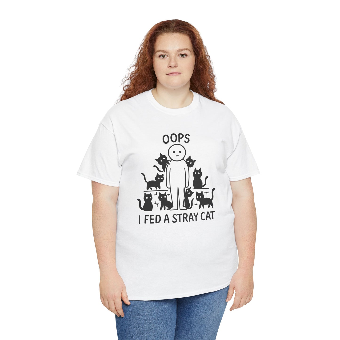 Funny Stray Cats Oops Unisex Tee