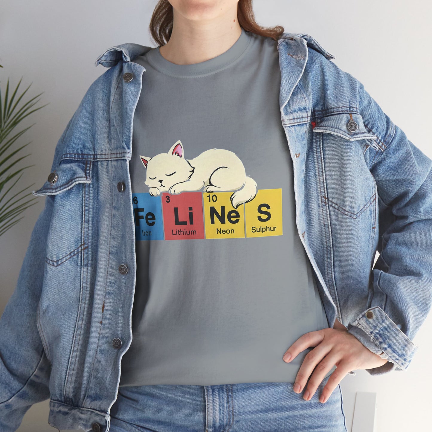 Cat Science Unisex Tee - Cute Feline Periodic Table T-Shirt for Cat Lovers