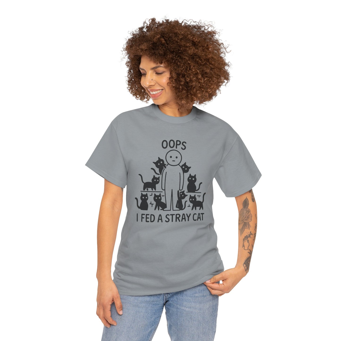 Funny Stray Cats Oops Unisex Tee