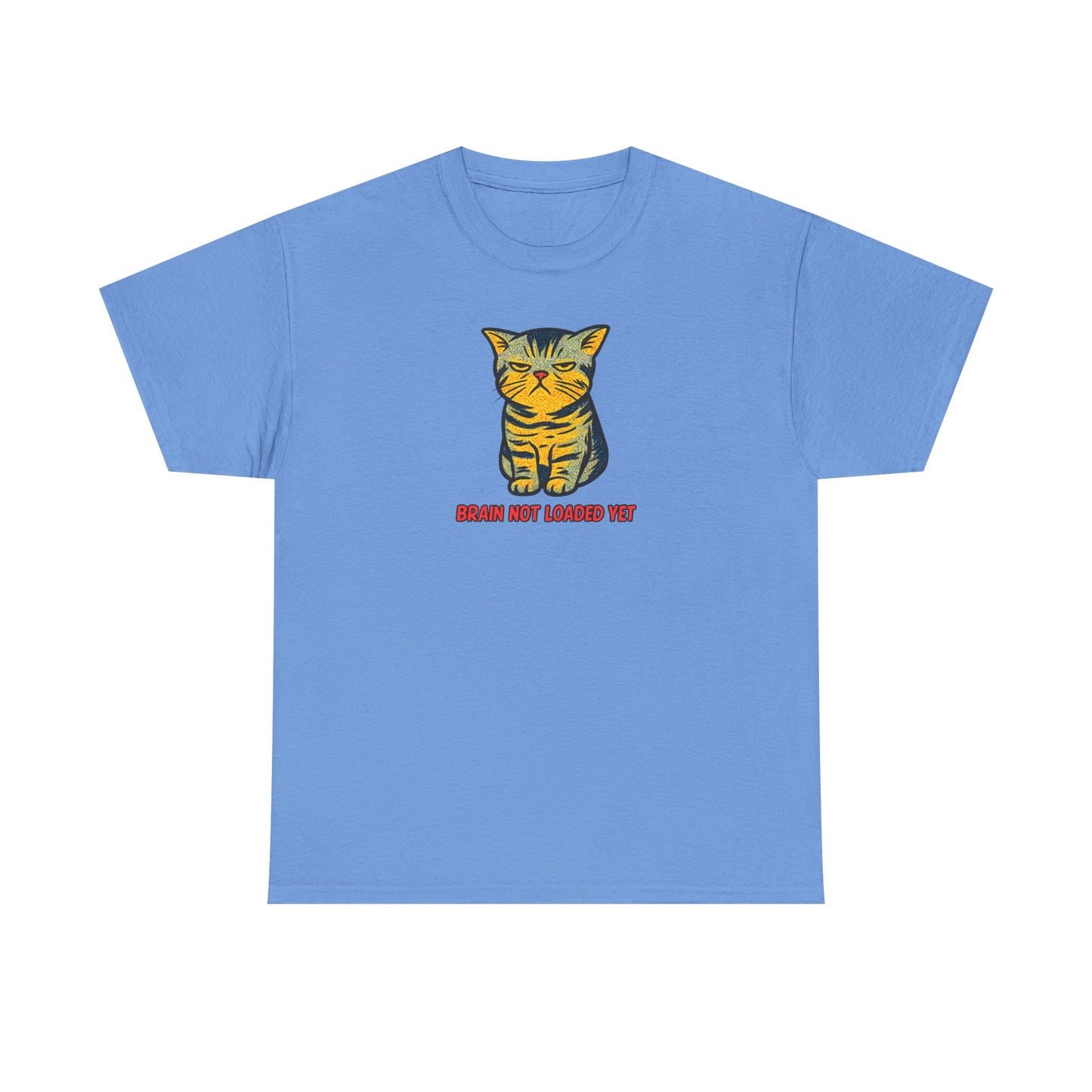 Quirky Cat 'Brain Not Loaded Yet' T-Shirt