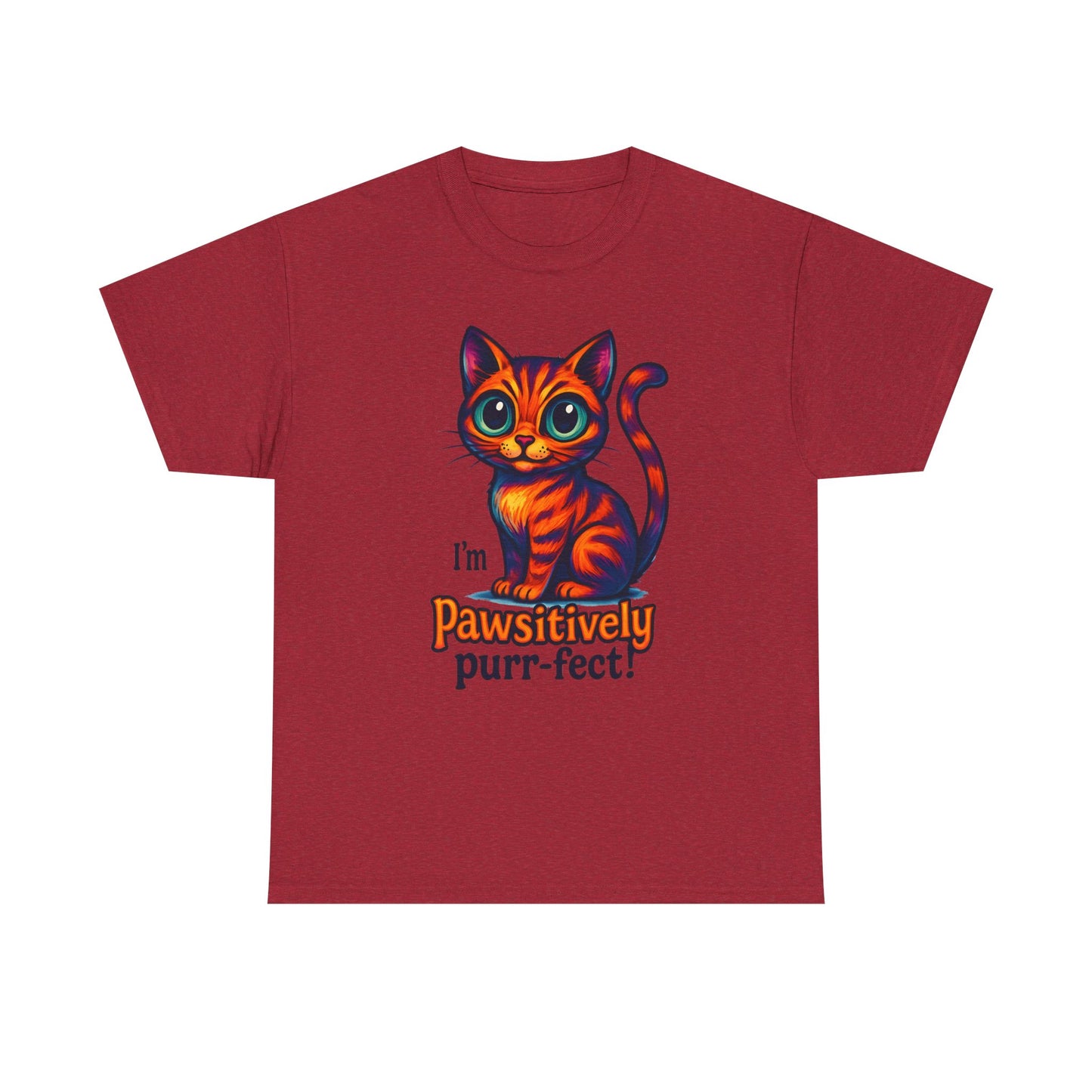 Pawsitively Purr-fect Cat T-Shirt
