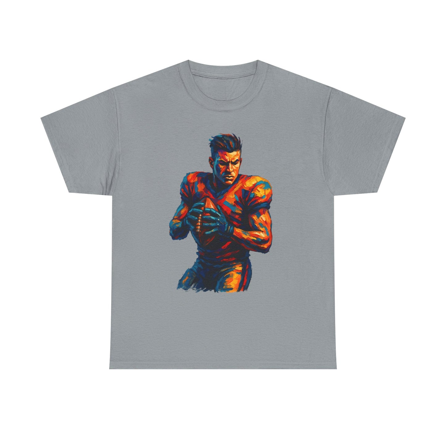 Vibrant Football Warrior T-Shirt
