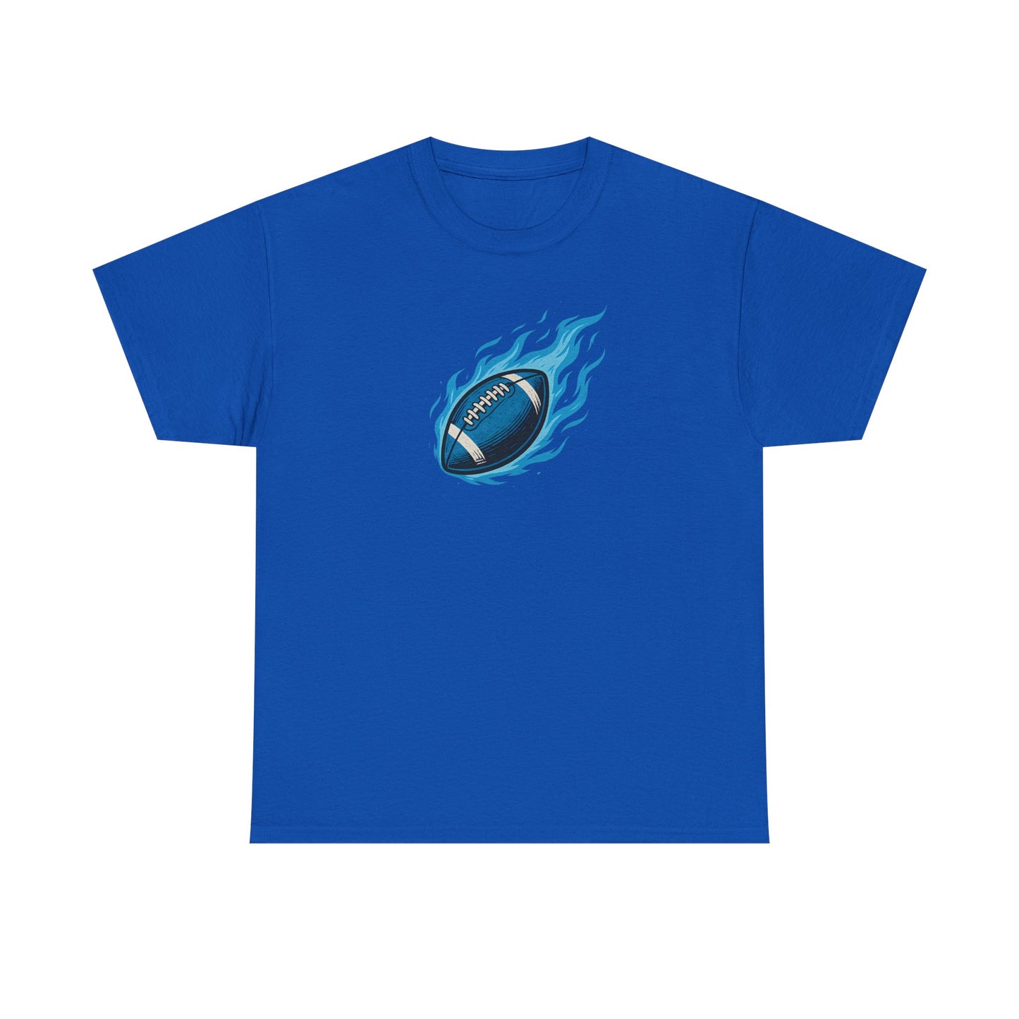 Blazing Blue Football Tee