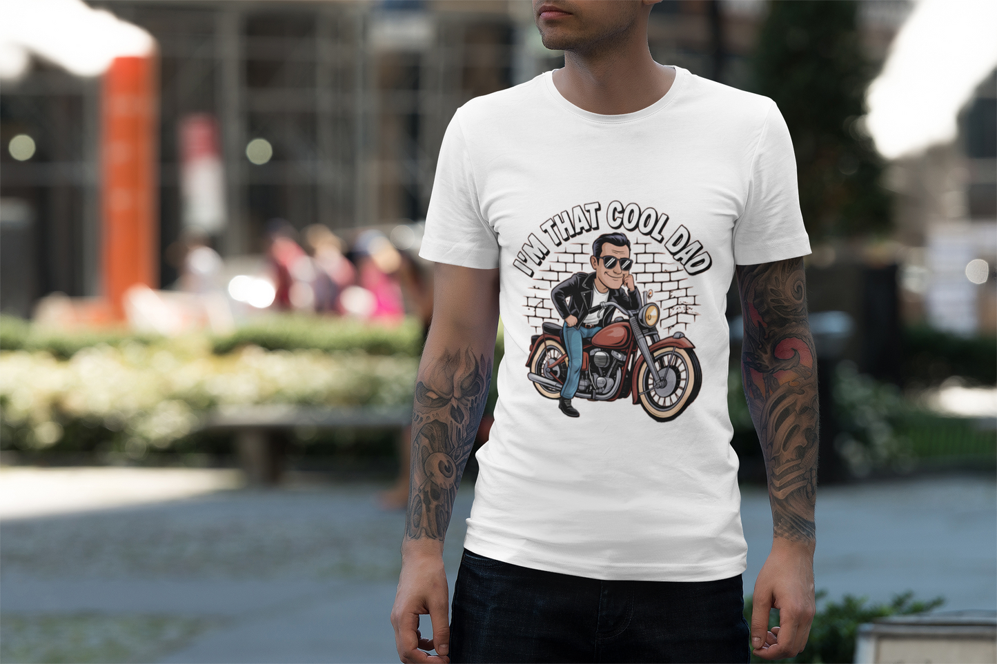 Cool Dad Unisex Tee Shirt - I'm that cool dad design