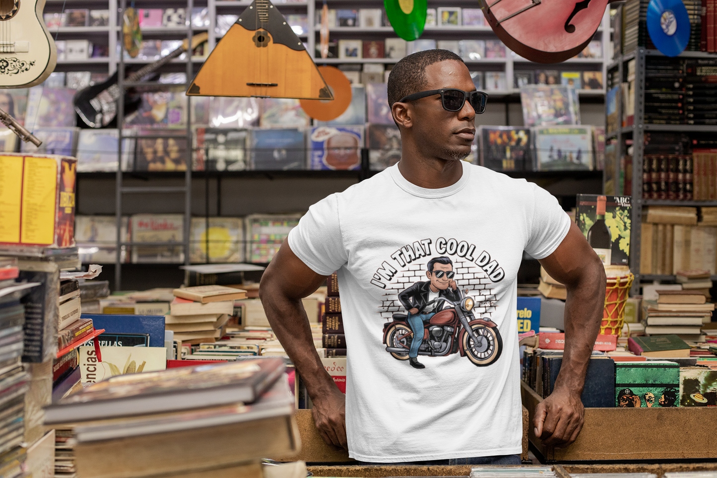 Cool Dad Unisex Tee Shirt - I'm that cool dad design