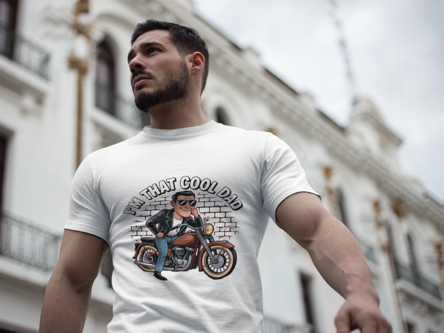 Cool Dad Unisex Tee Shirt - I'm that cool dad design