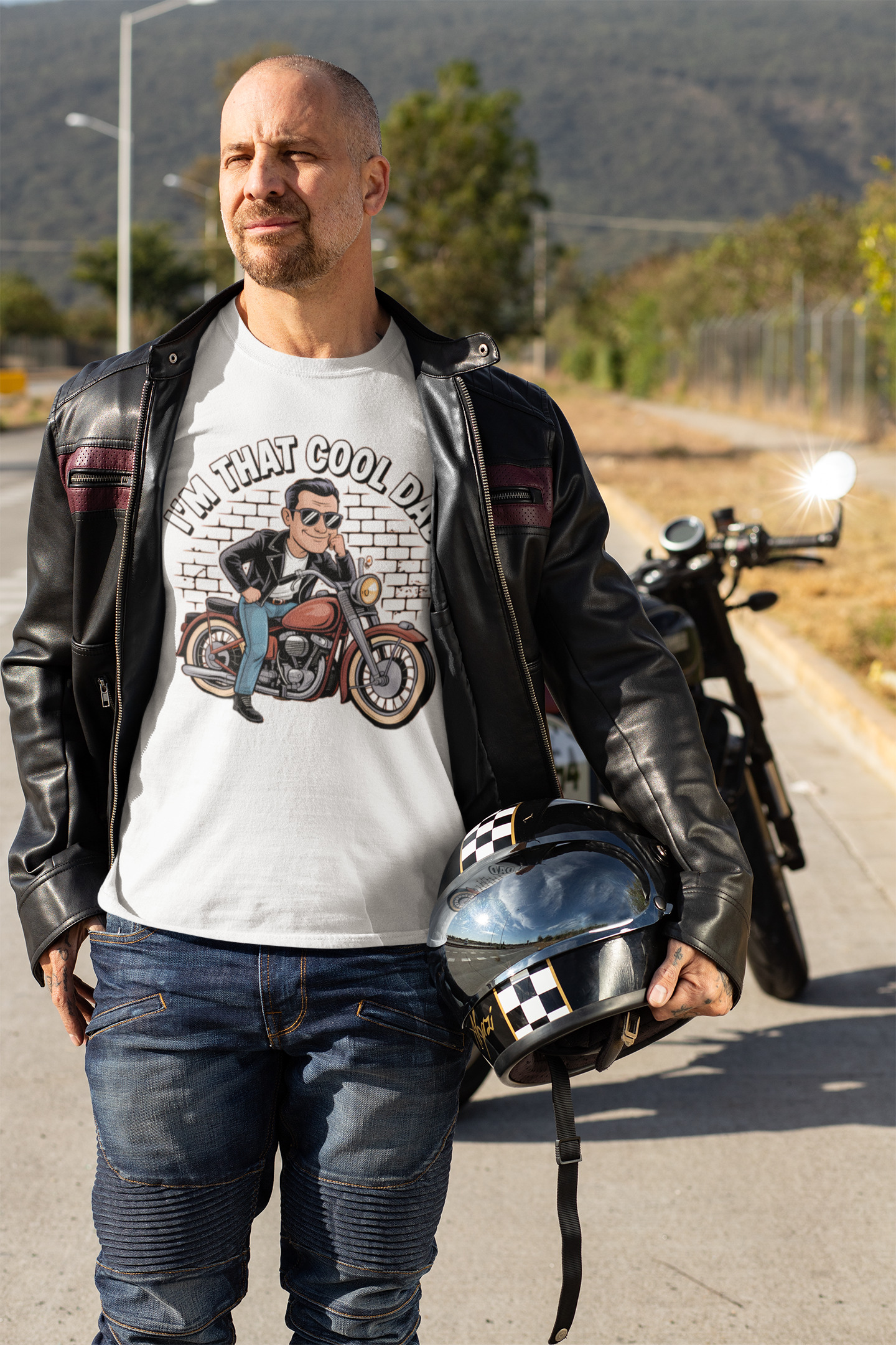 Cool Dad Unisex Tee Shirt - I'm that cool dad design