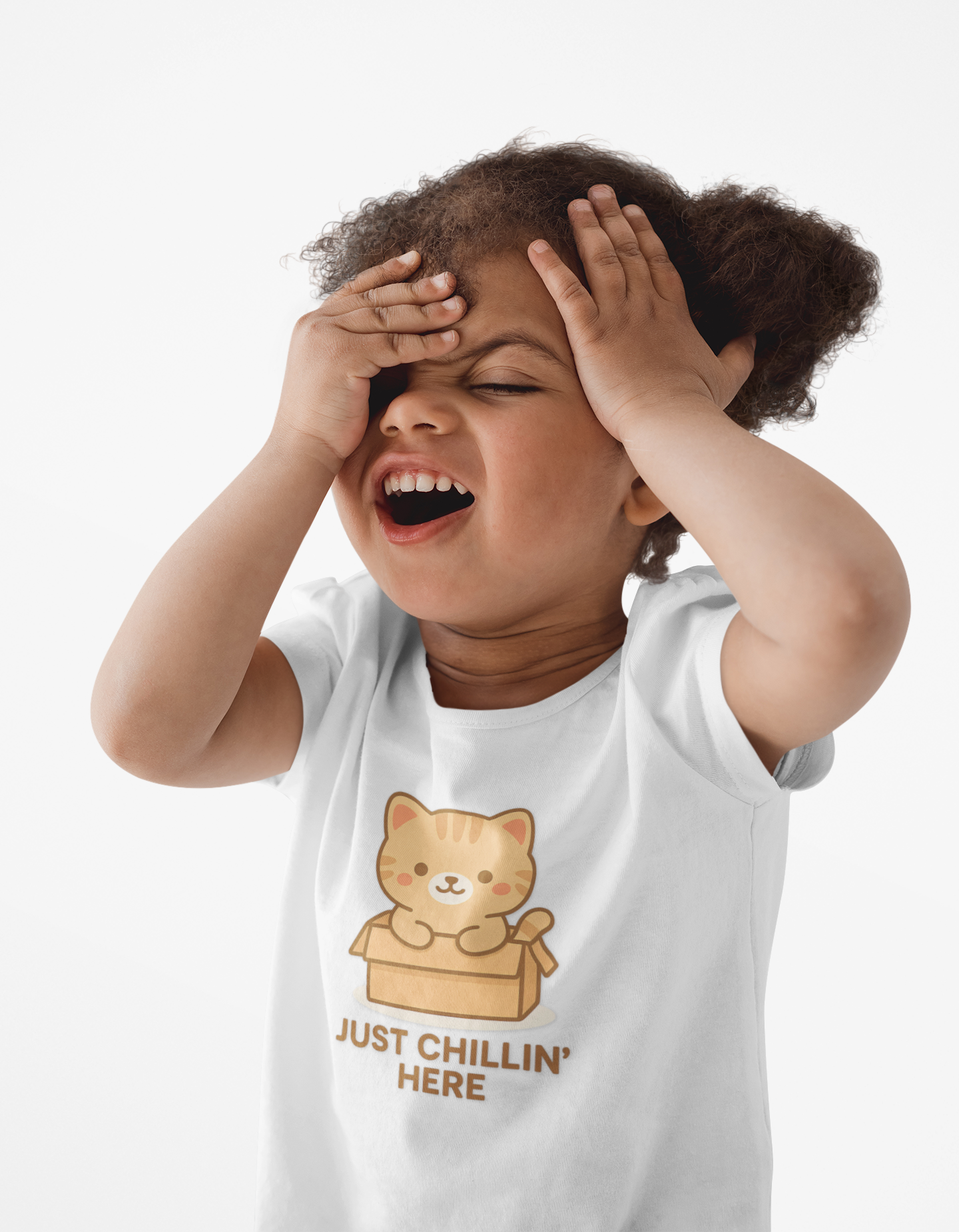 Cute Cat Just Chillin' Tee, Cat Lover Gift, Fun T-Shirt, Animal Lover Apparel, Birthday Present, Cozy Casual Wear