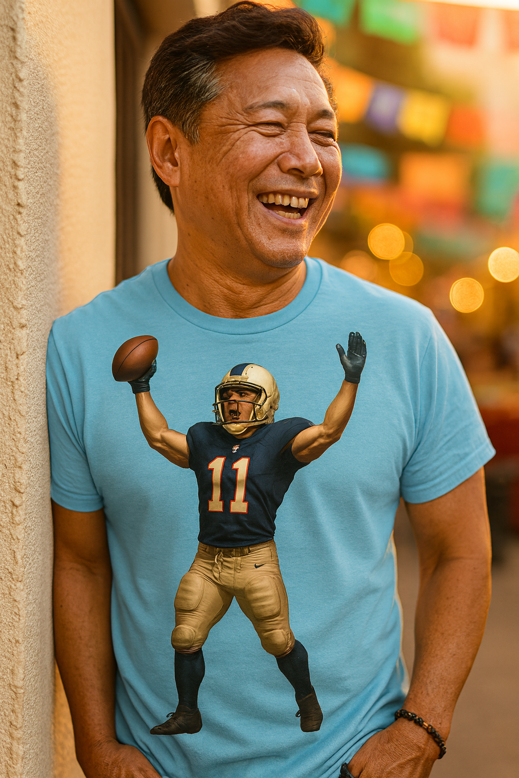 Touchdown Triumph: Football Celebration T-Shirt