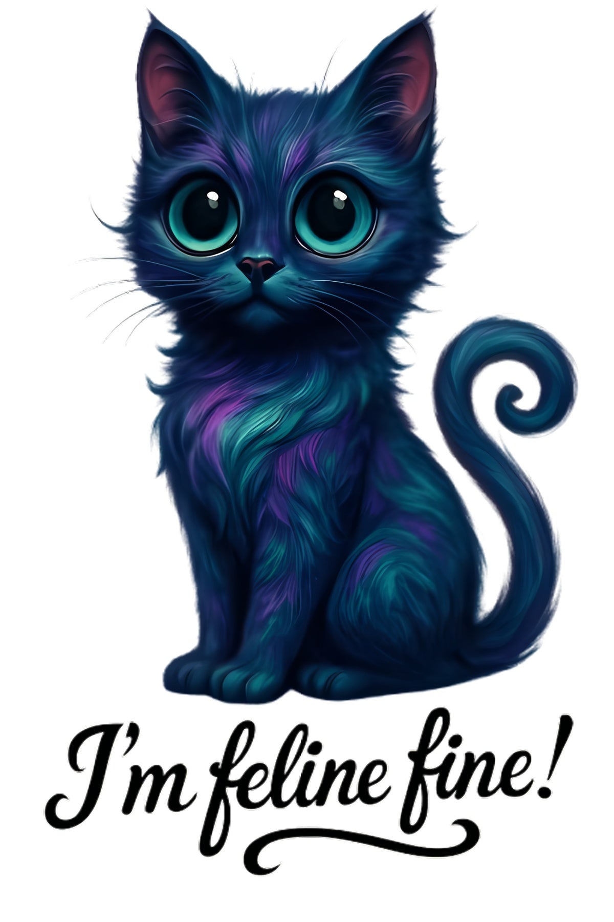 Cute Cosmic Kitty T-Shirt