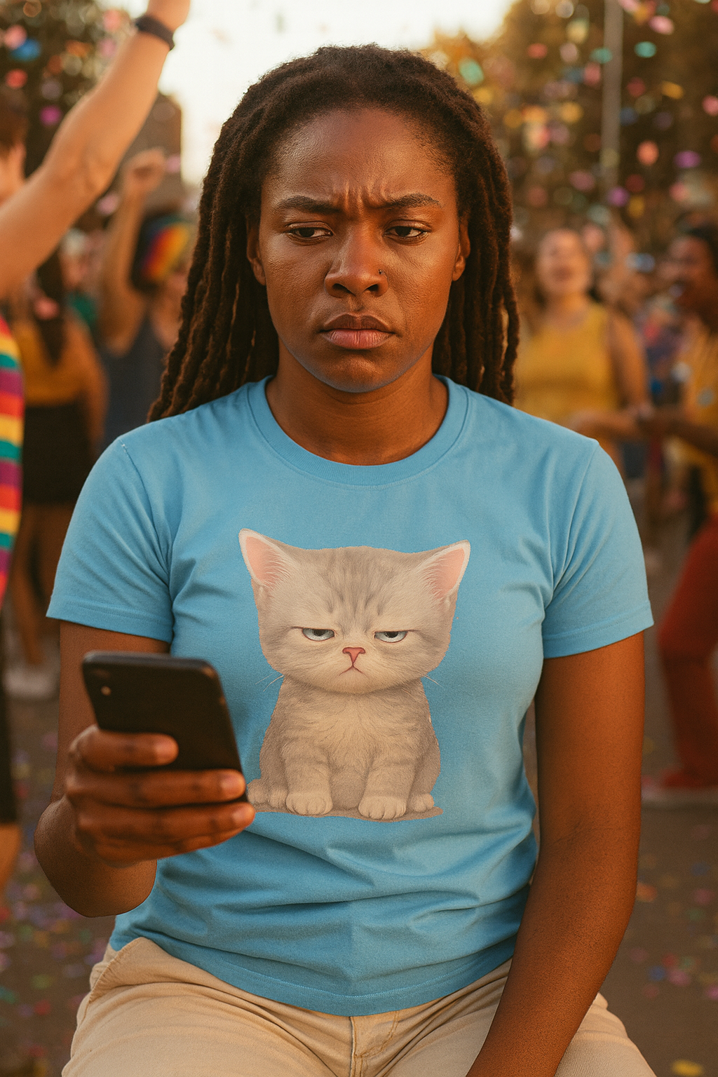 Chill Cat Attitude Tee