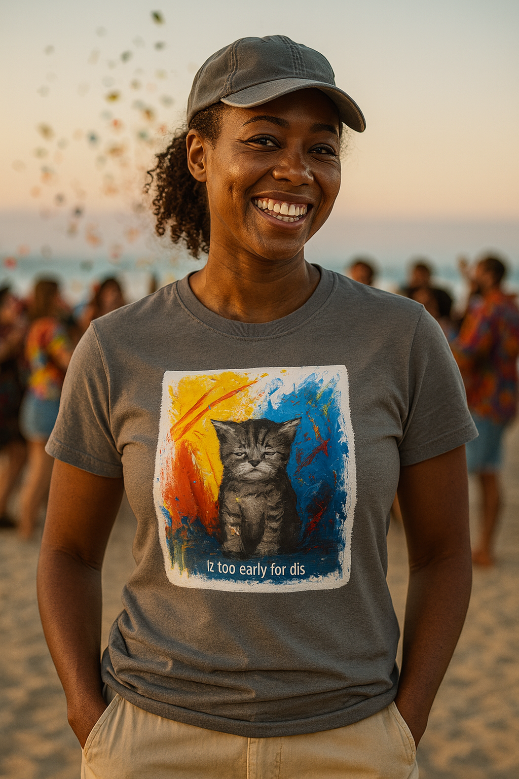 Lazy Morning Cat T-Shirt